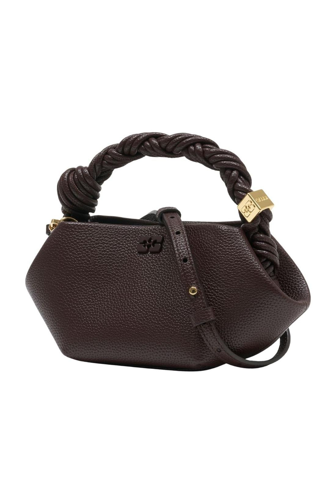 Bou Mini Handtasche - Ganni - Synthetik - Braun-Taschen-Ganni-ARCHIVIST