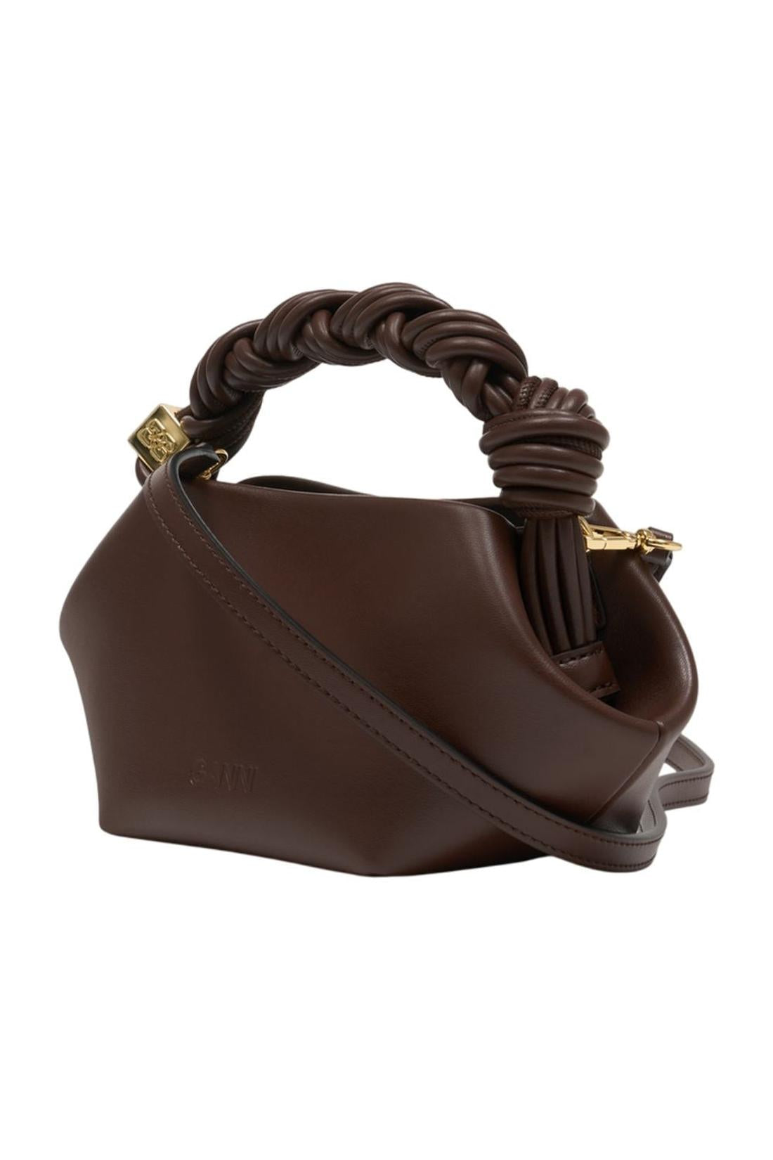 Bou Mini Handtasche - Ganni - Leder - Braun-Taschen-Ganni-ARCHIVIST
