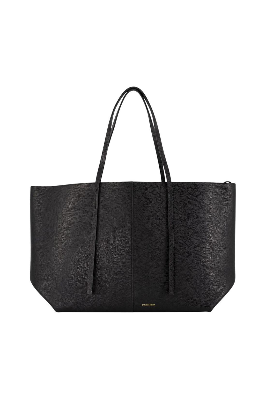Abilla-Einkaufstasche – Von Malene Birger – Leder – Schwarz
