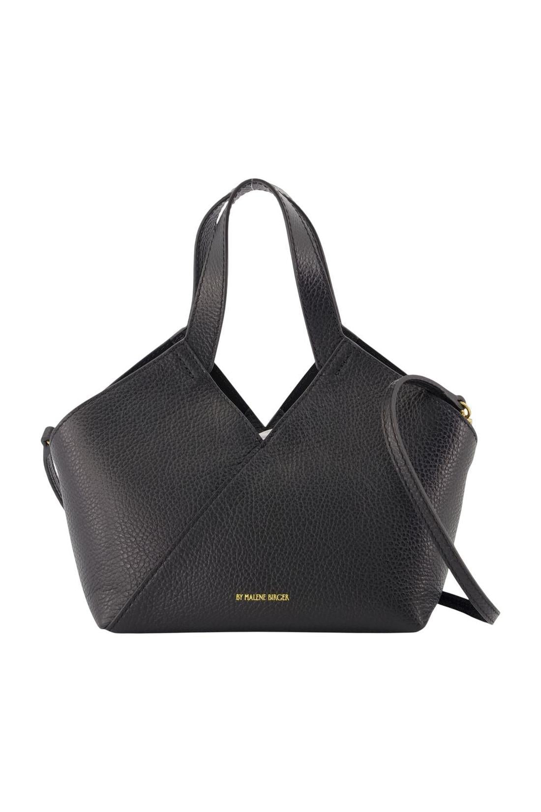 Lulle-Einkaufstasche – Von Malene Birger – Leder – Schwarz