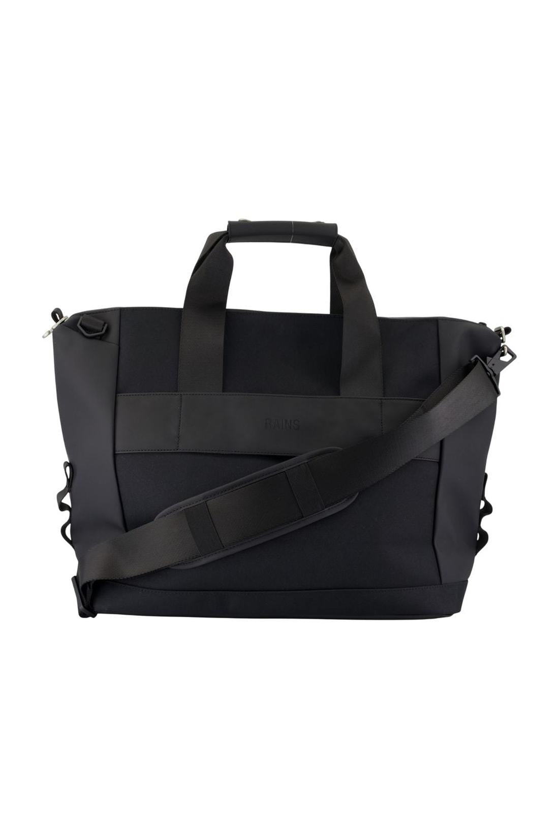 Rains-Reisetasche Otaru Weekend Bag Small W3 - RAINS - Synthetik - Schwarz-Taschen-Black-Deal-Outlet-by-ARCHIVIST