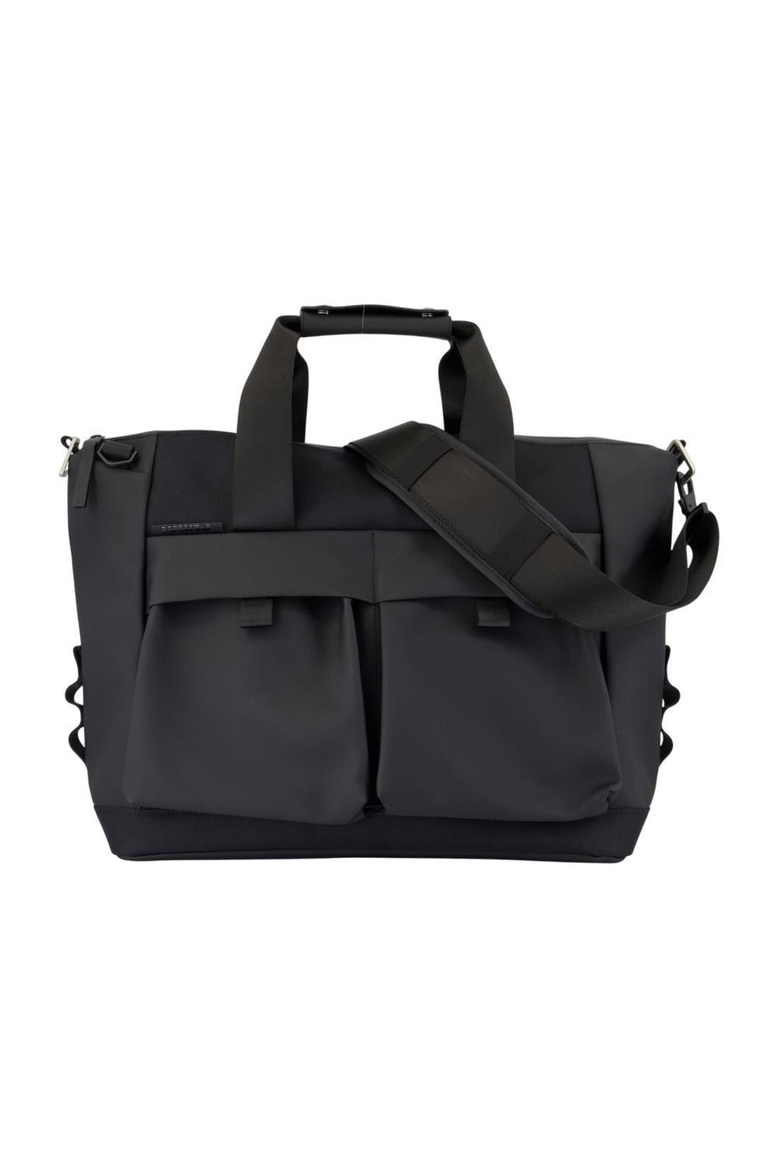 Rains-Reisetasche Otaru Weekend Bag Small W3 - RAINS - Synthetik - Schwarz-Taschen-Black-Deal-Outlet-by-ARCHIVIST