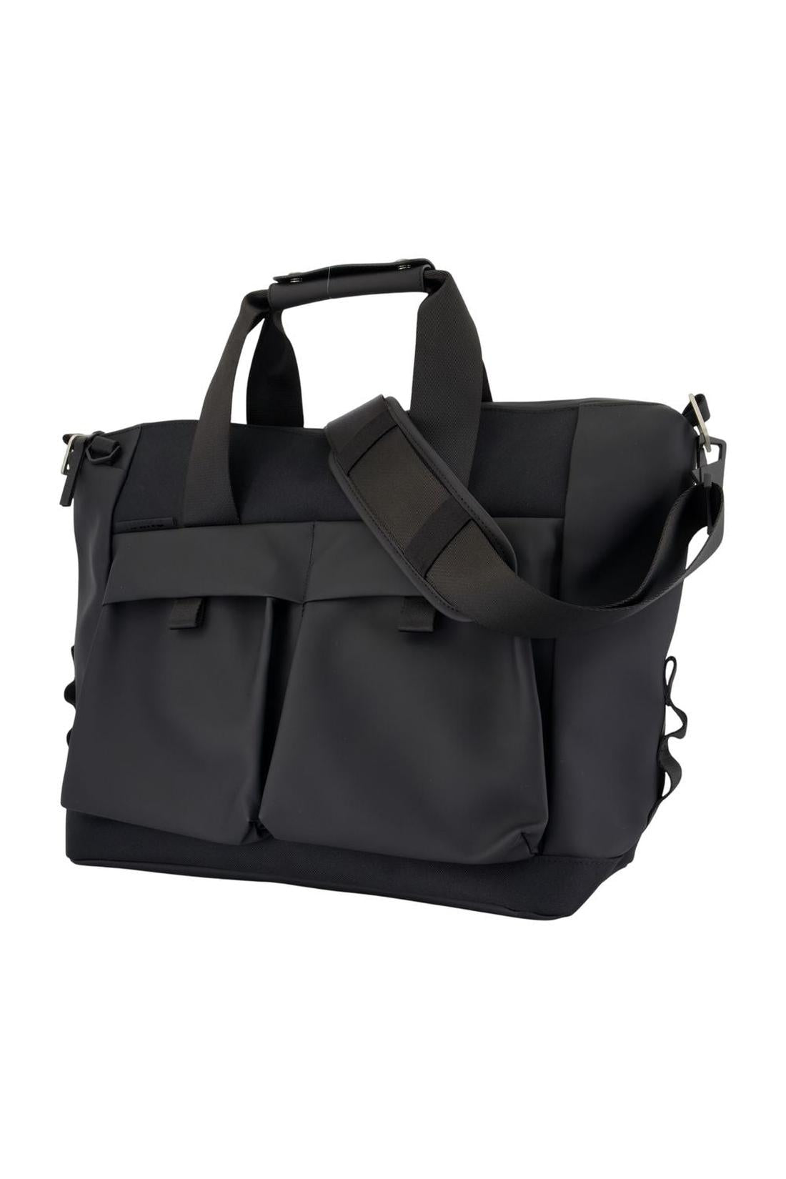 Rains-Reisetasche Otaru Weekend Bag Small W3 - RAINS - Synthetik - Schwarz-Taschen-Black-Deal-Outlet-by-ARCHIVIST