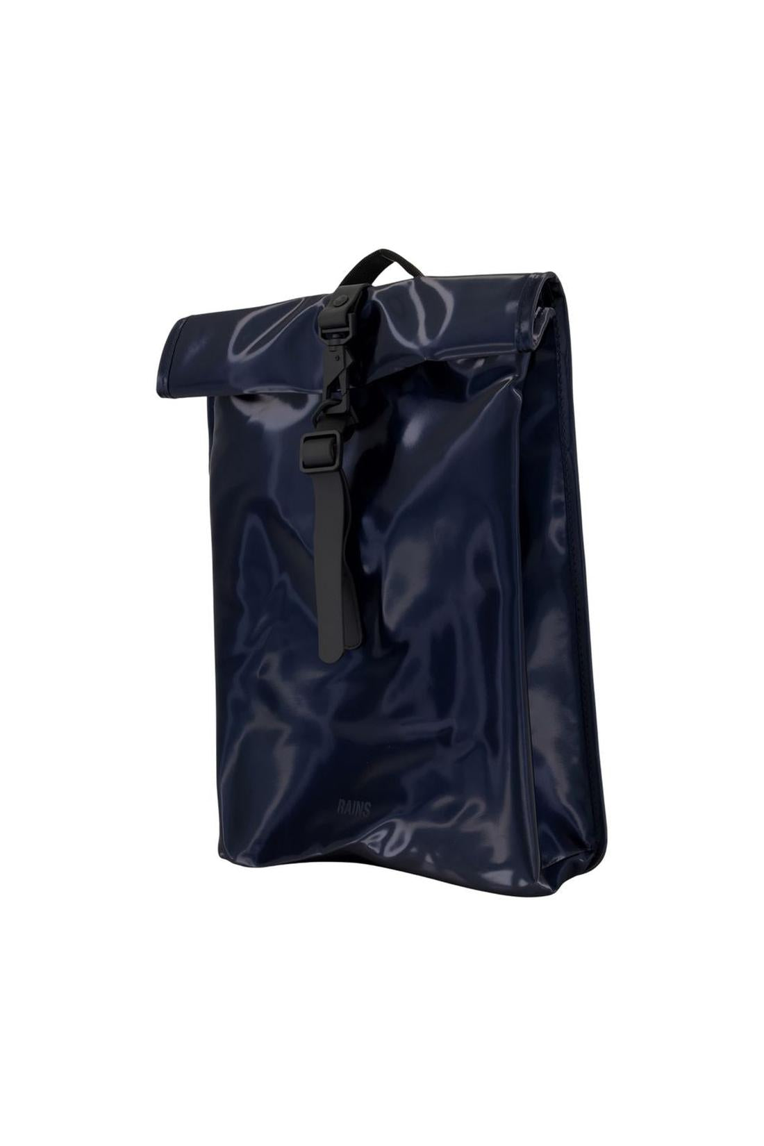 Rains-Rucksack Rolltop Rucksack Mini W3 - RAINS - Synthetik - Blau-Taschen-Black-Deal-Outlet-by-ARCHIVIST