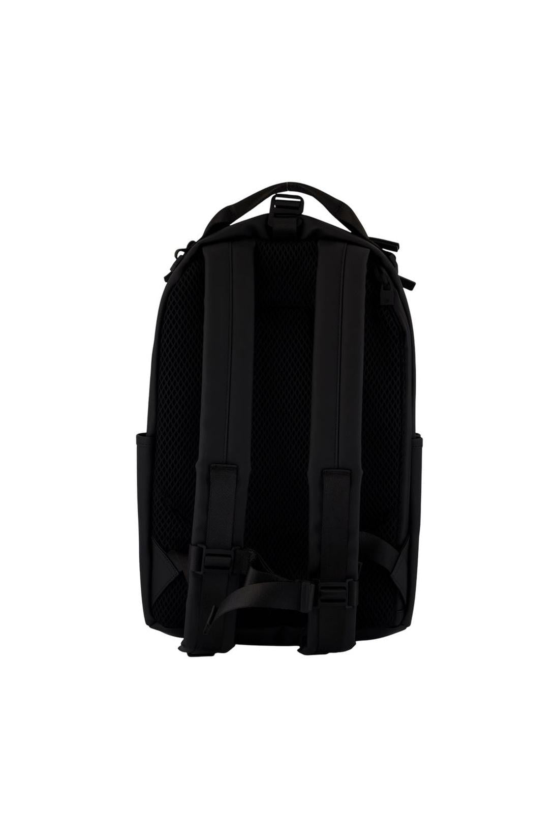 Rains-Rucksack Clip Front Backpack W3 - RAINS - Synthetik - Schwarz-Taschen-Black-Deal-Outlet-by-ARCHIVIST
