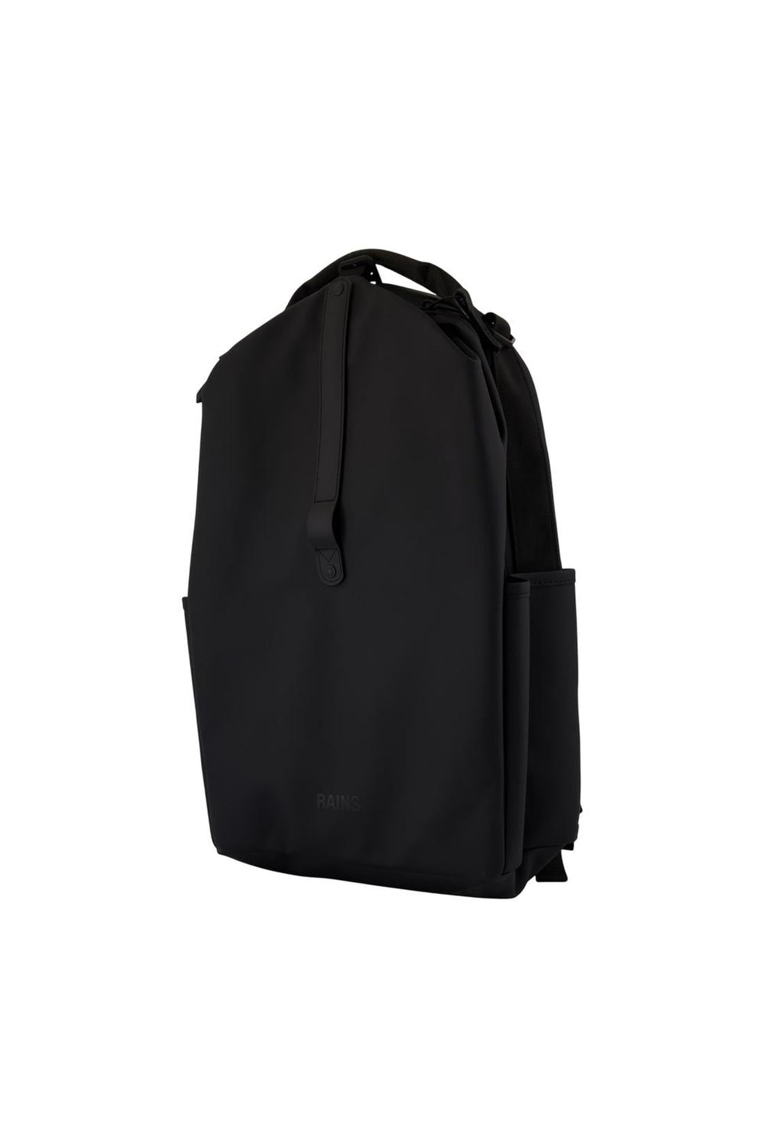 Rains-Rucksack Clip Front Backpack W3 - RAINS - Synthetik - Schwarz-Taschen-Black-Deal-Outlet-by-ARCHIVIST
