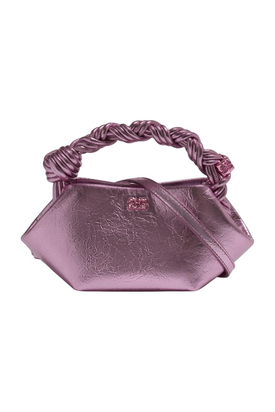 Bou Mini Crushed Handtasche - Ganni - Synthetik - Pink-Taschen-Ganni-One size-pink-ARCHIVIST