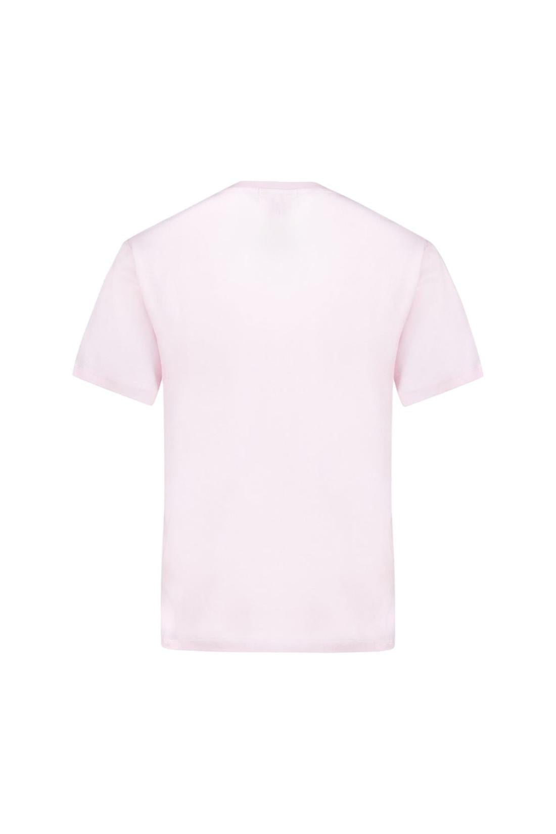 Basic Cotton Jersey T-Shirt T-Shirt - Ganni - Baumwolle - Pink