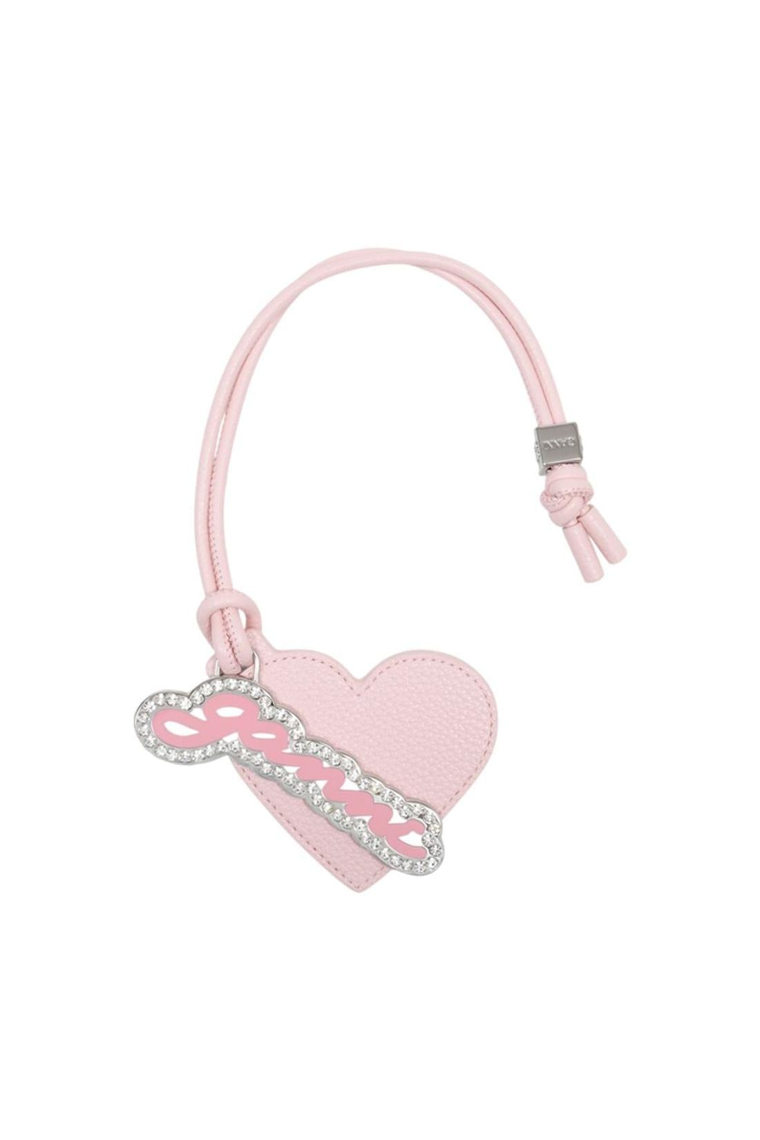 Schlüsselanhänger Bou Heart Mirror – Ganni – Synthetik – Rosa-Outdoor-Ganni-One size-pink-ARCHIVIST