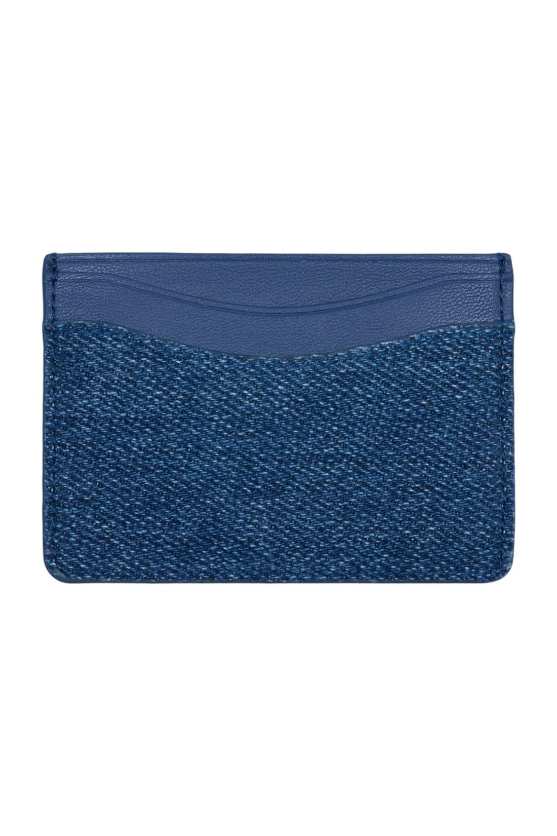 Kartenetui Heart Studs – Ganni – Baumwolle – Blau-Outdoor-Ganni-ARCHIVIST