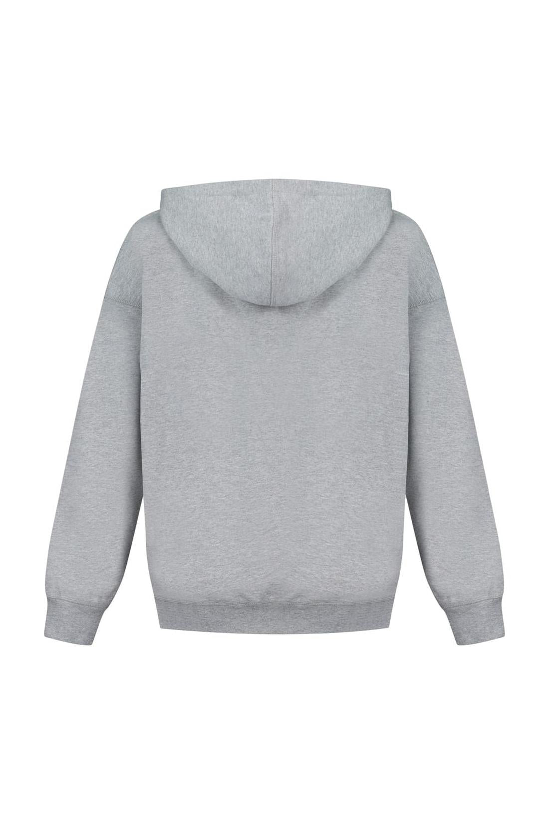 Hoodie Isoli Beaded Baby Tiger Print - Ganni - Baumwolle - Grau