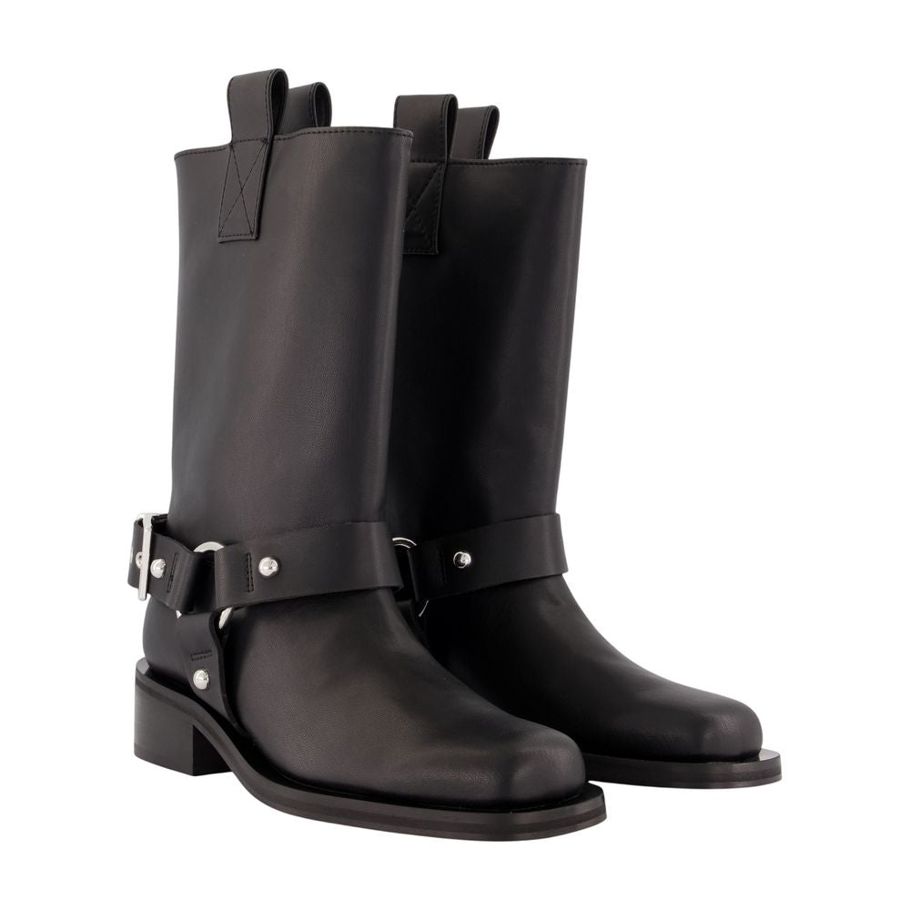 Halbhohe Stiefeletten – Ganni – Synthetik – Schwarz