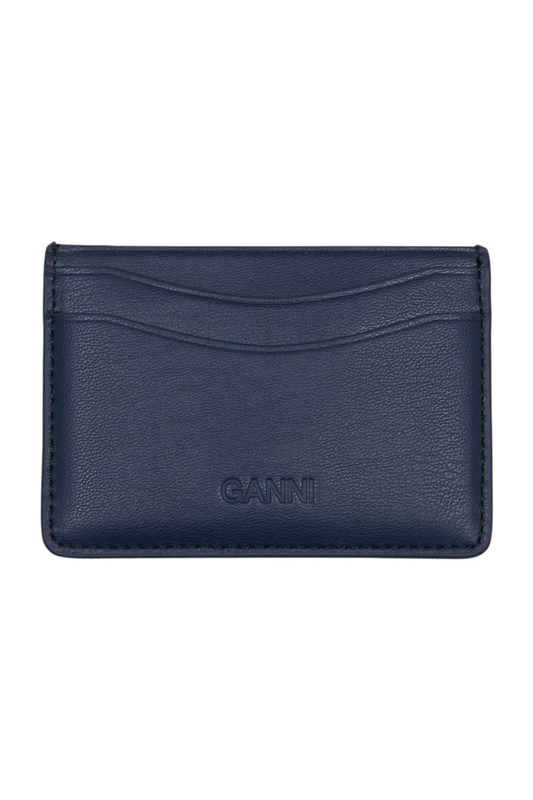 Kartenetui Bear – Ganni – Leder – Schwarz-Outdoor-Ganni-ARCHIVIST