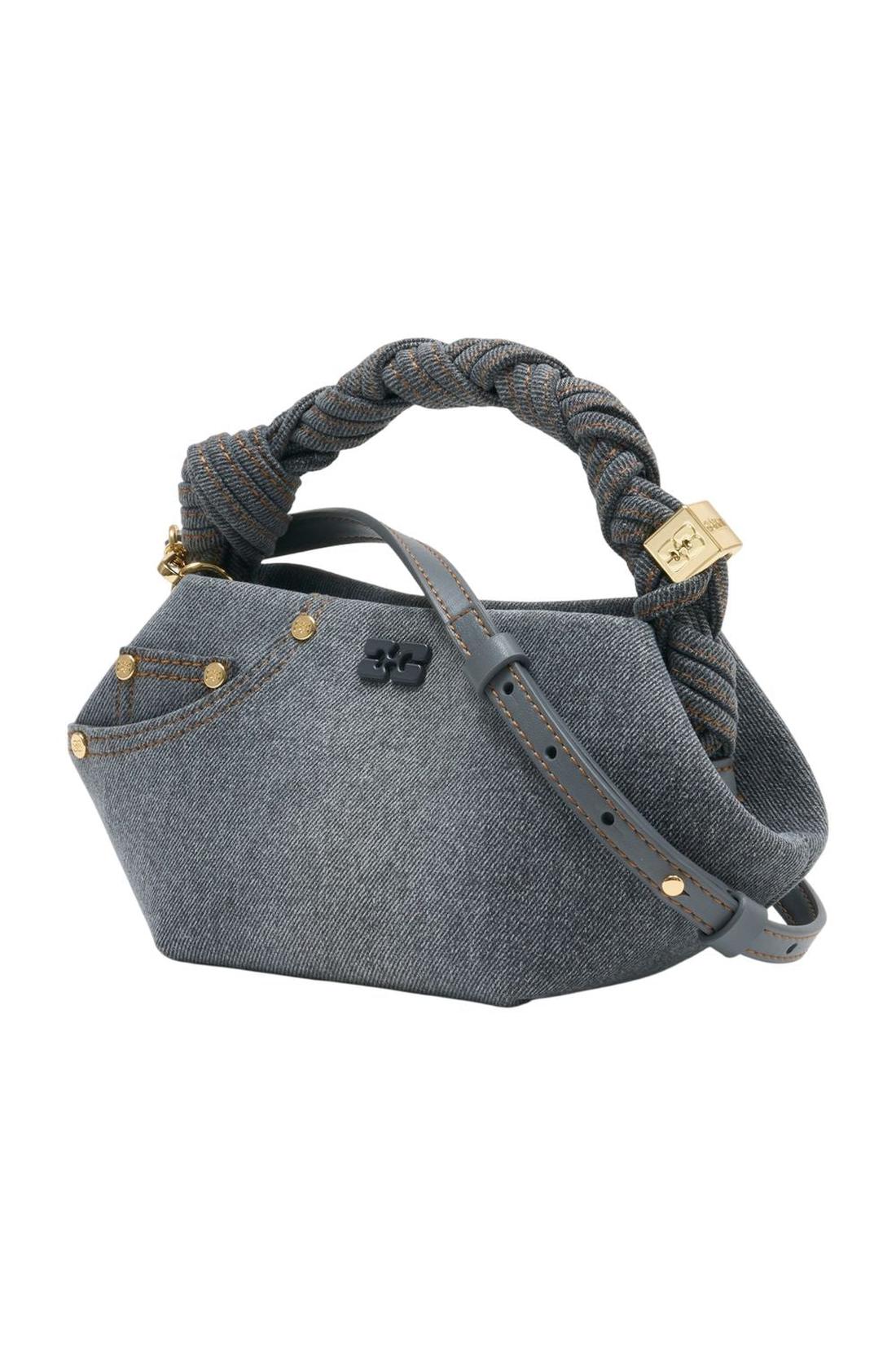 Bou Mini Handtasche - Ganni - Baumwolle - Grau-Taschen-Ganni-ARCHIVIST