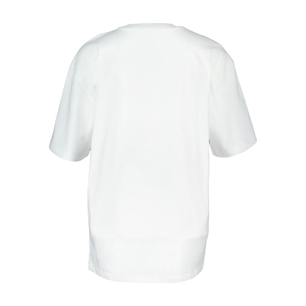 Raspberry T-Shirt - Ganni - Baumwolle - Weiß
