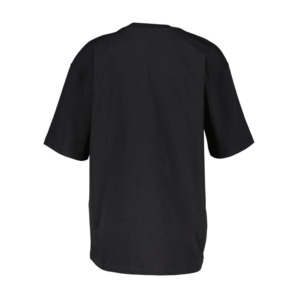 Relaxed Fit T-Shirt - Ganni - Baumwolle - Schwarz