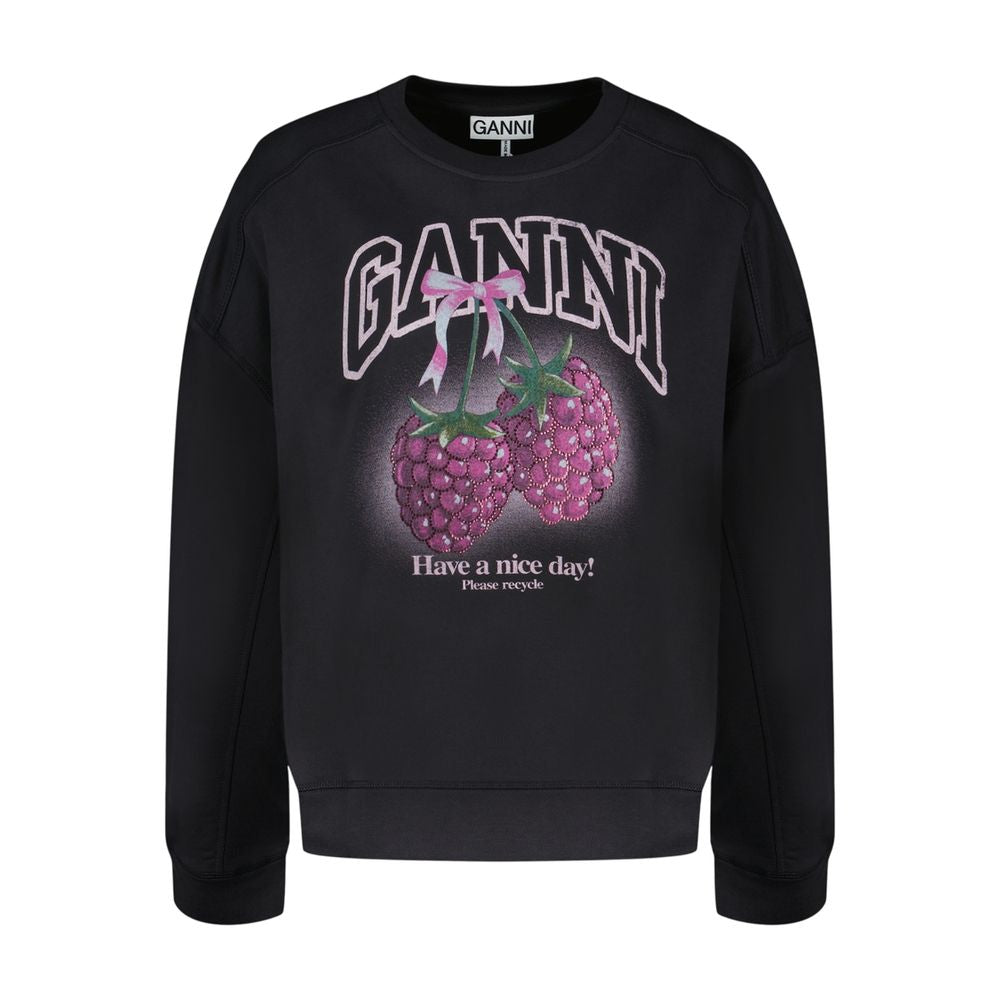 Sweatshirt Isoli Raspberry - Ganni - Baumwolle - Multi