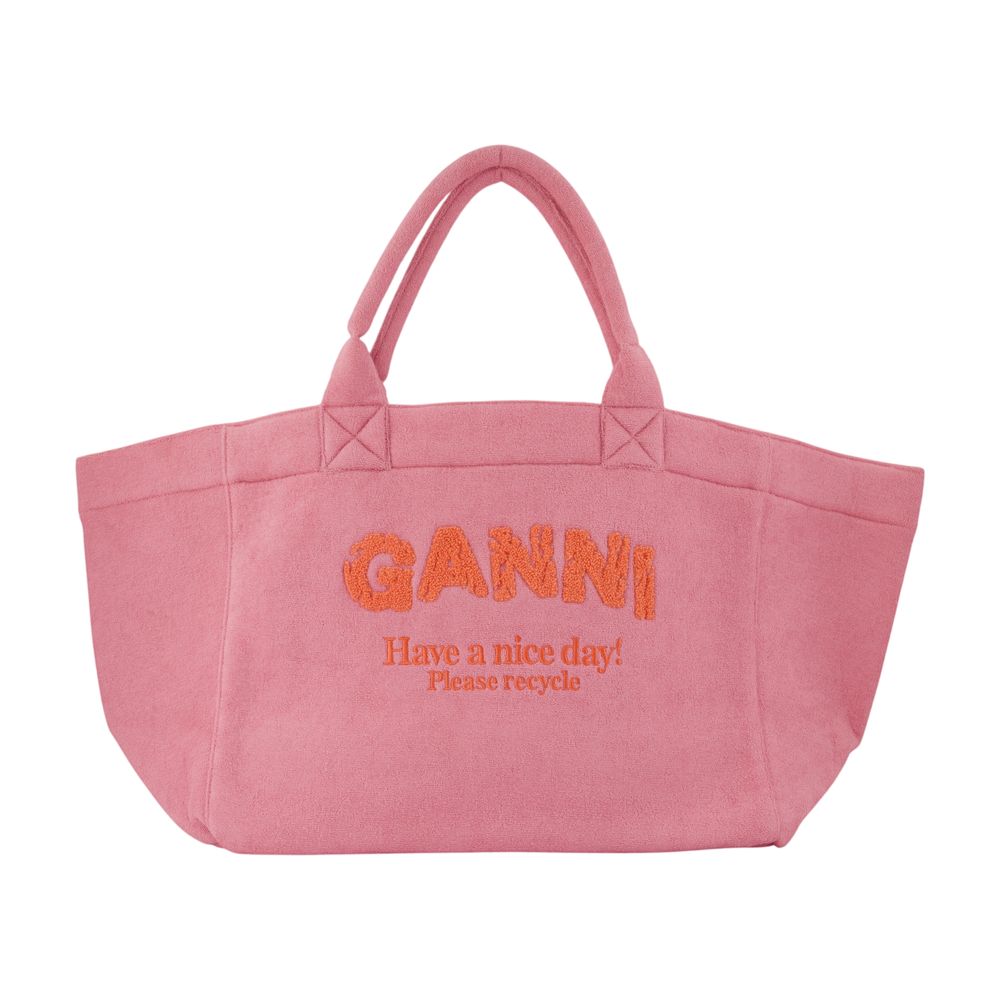 Einkaufstasche Xxl Beach Resort – Ganni – Polyester – Rosa