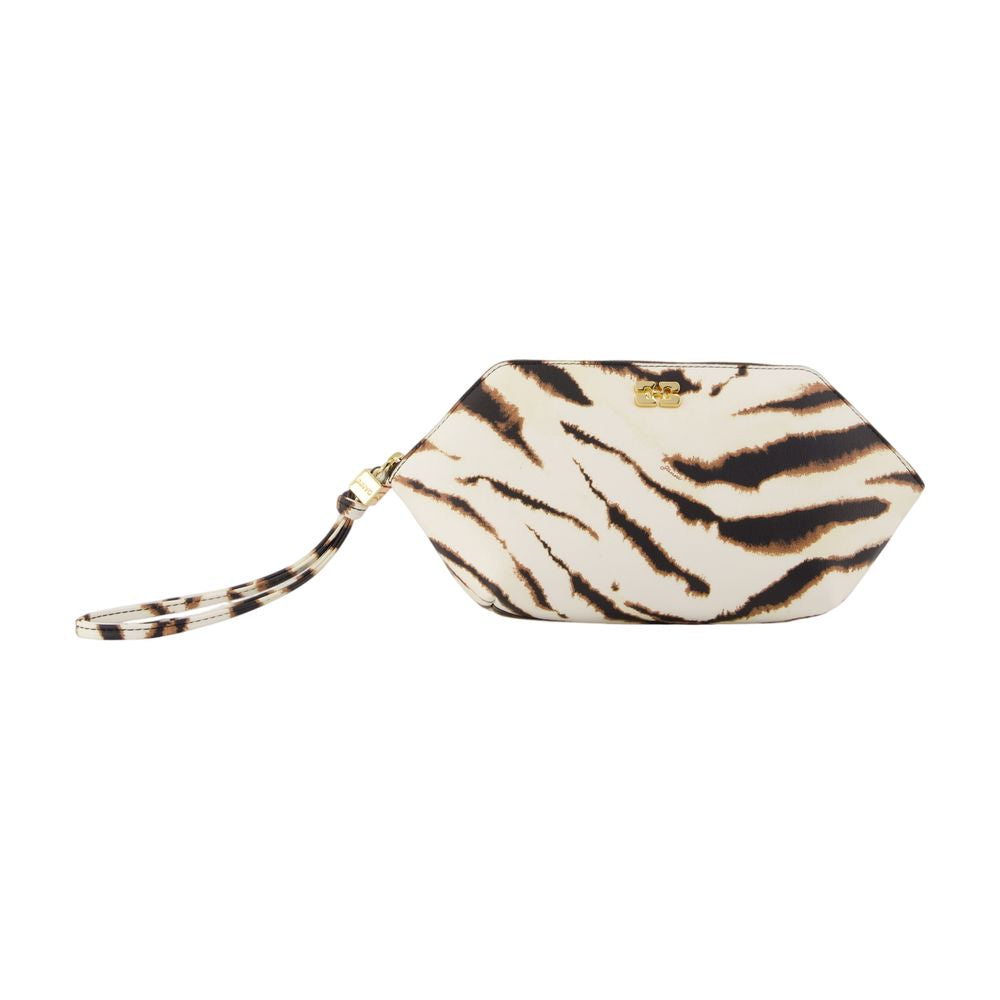 Handtasche „Bou Make Up“ – Ganni – Kunstleder – Elfenbeinfarben