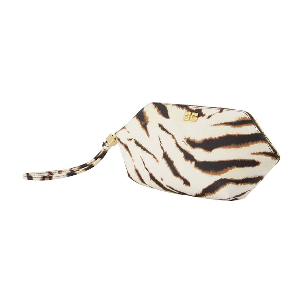 Handtasche „Bou Make Up“ – Ganni – Kunstleder – Elfenbeinfarben
