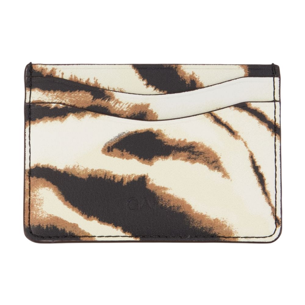 Kartenetui „Bou Zebra“ – Ganni – Kunstleder – Elfenbein