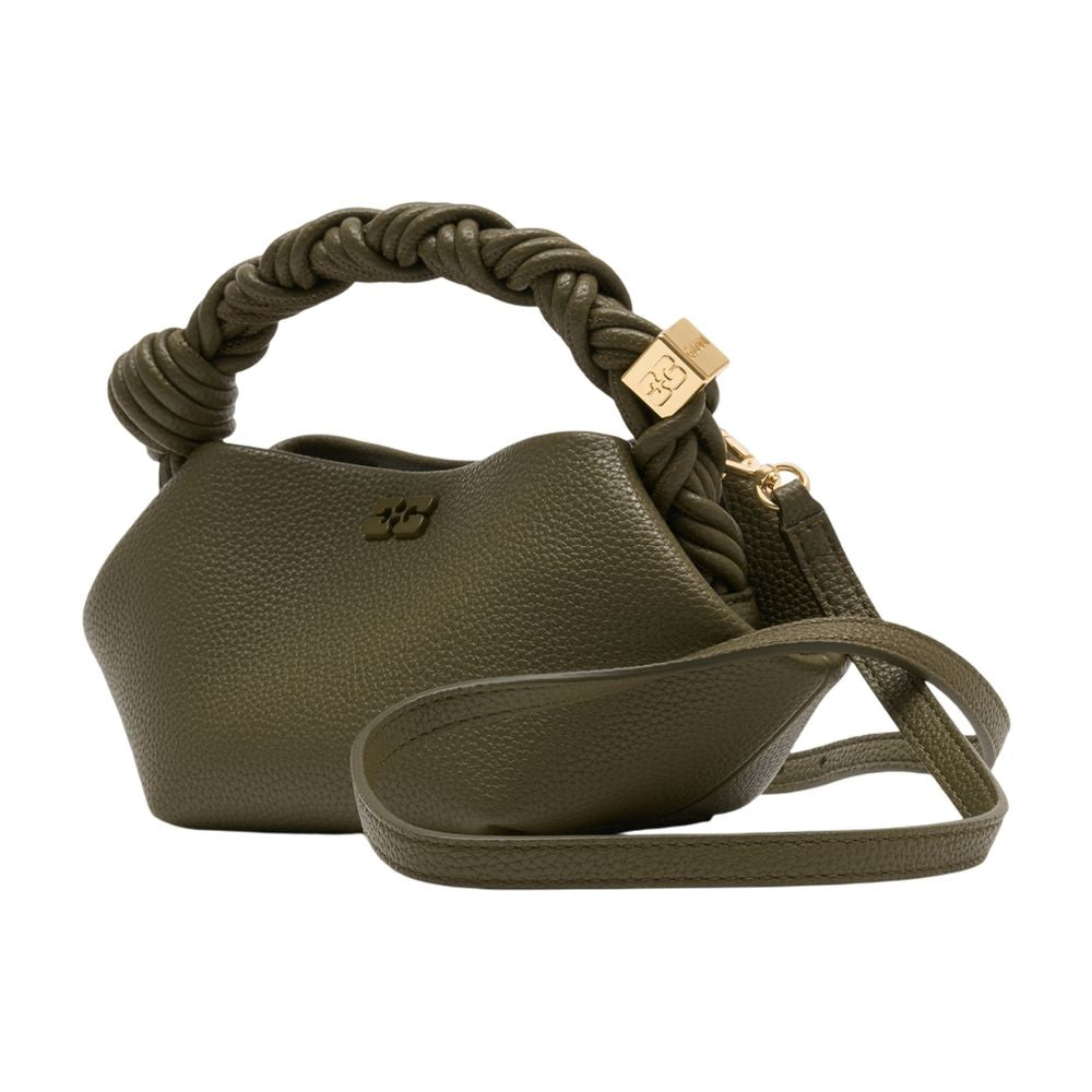 Handtasche Bou Mini – Ganni – Kunstleder – Khaki