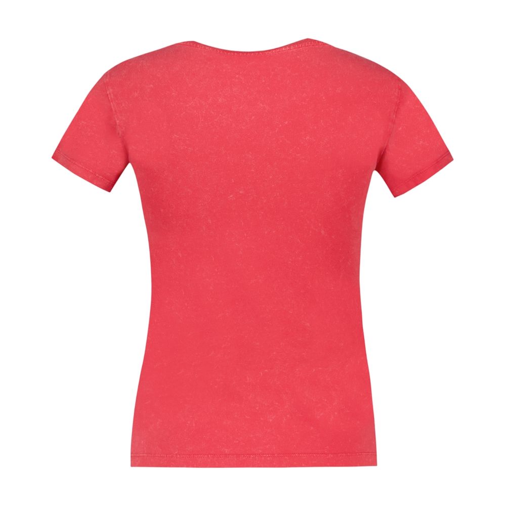 T-Shirt Future Baby Fit Cherry – Ganni – Baumwolle – Rot