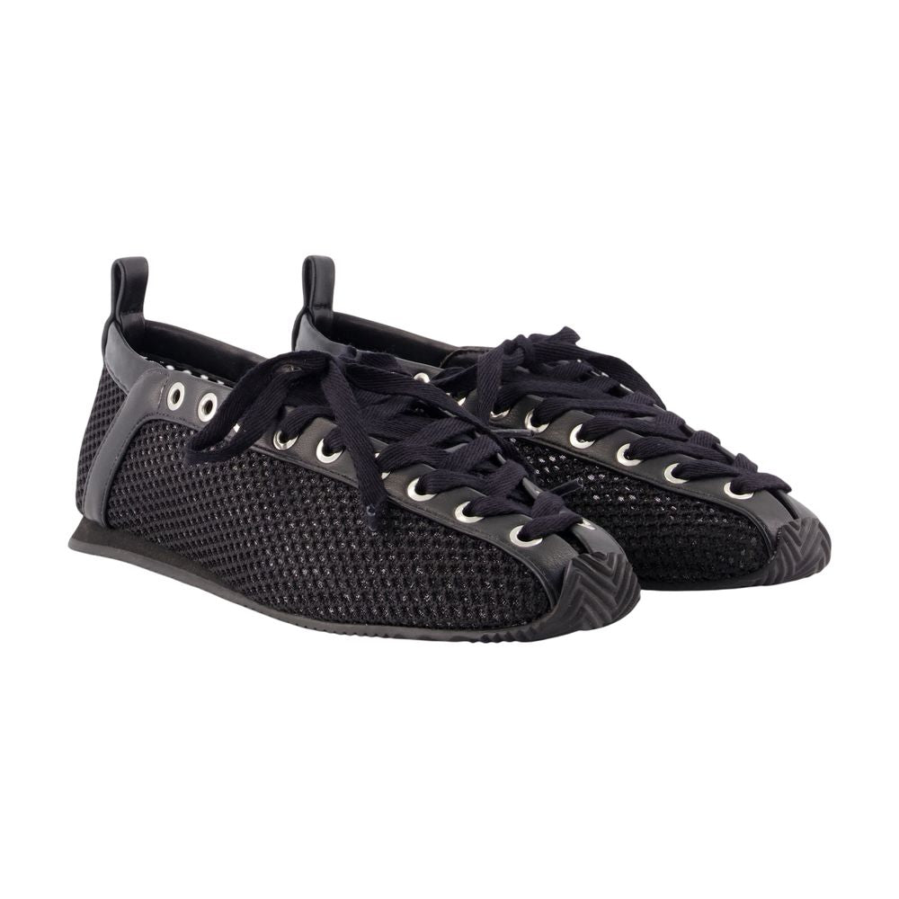 Sportliche Ballerinas – Ganni – Synthetik – Schwarz