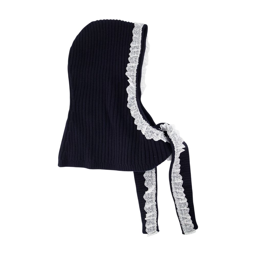 Balaclava Lace – Ganni – Wolle – Schwarz