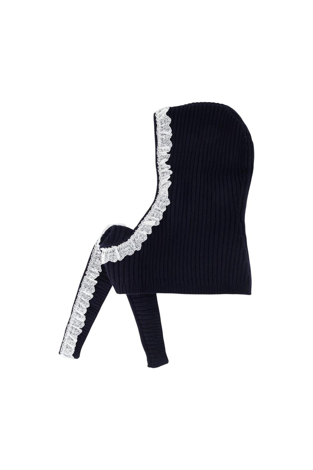 Balaclava Lace – Ganni – Wolle – Schwarz