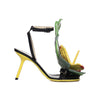 Loewe-Loewe Petal Monstera Leather Sandals-WOMEN SHOES-Black-Deal-Outlet-by-ARCHIVIST