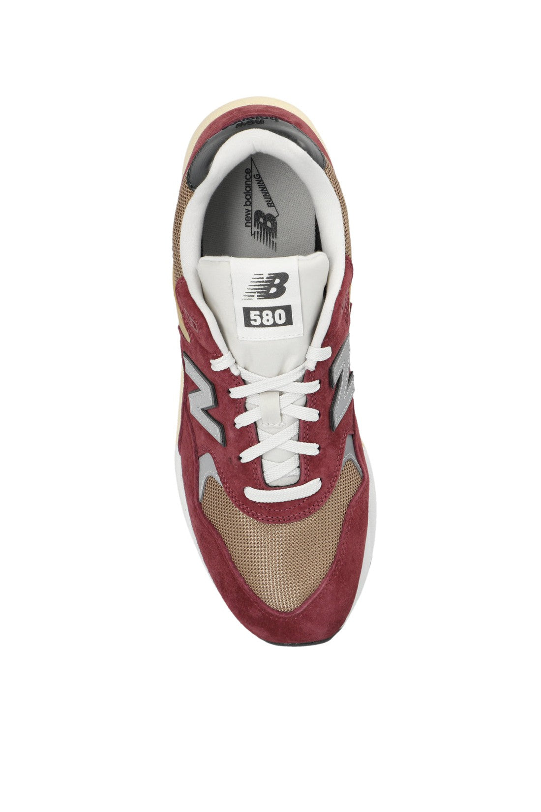 New Balance-OUTLET-SALE-580 Washed Burgundy Sneakers-ARCHIVIST