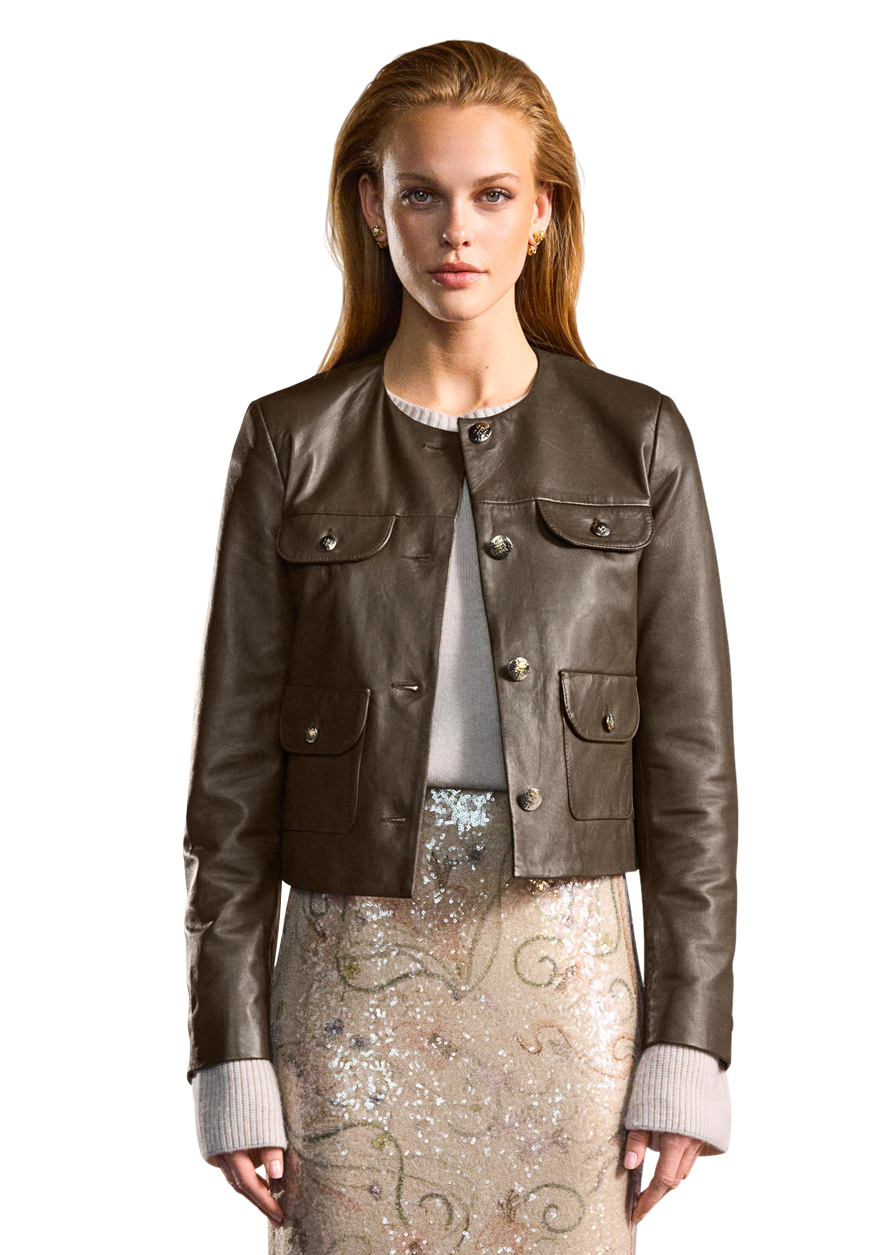 Lederjacke