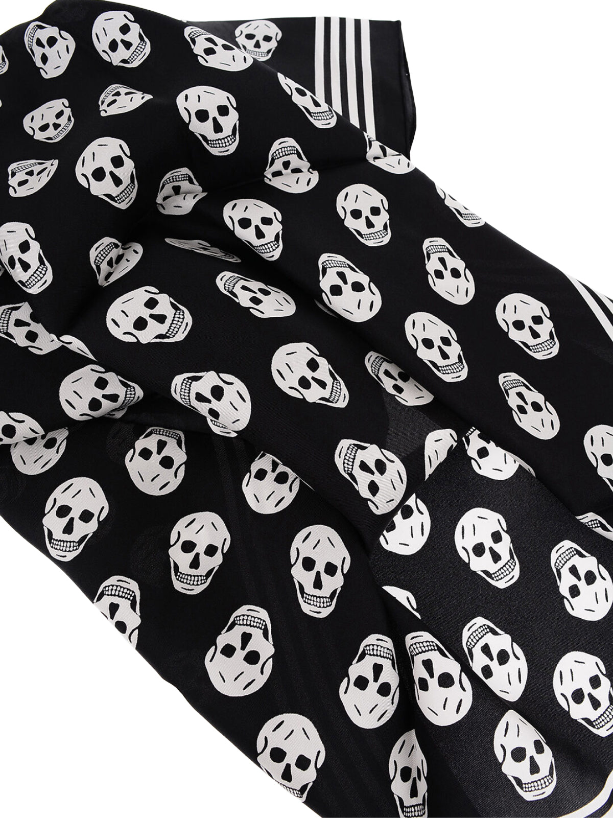 Biker Skull Logo Silk Scarf