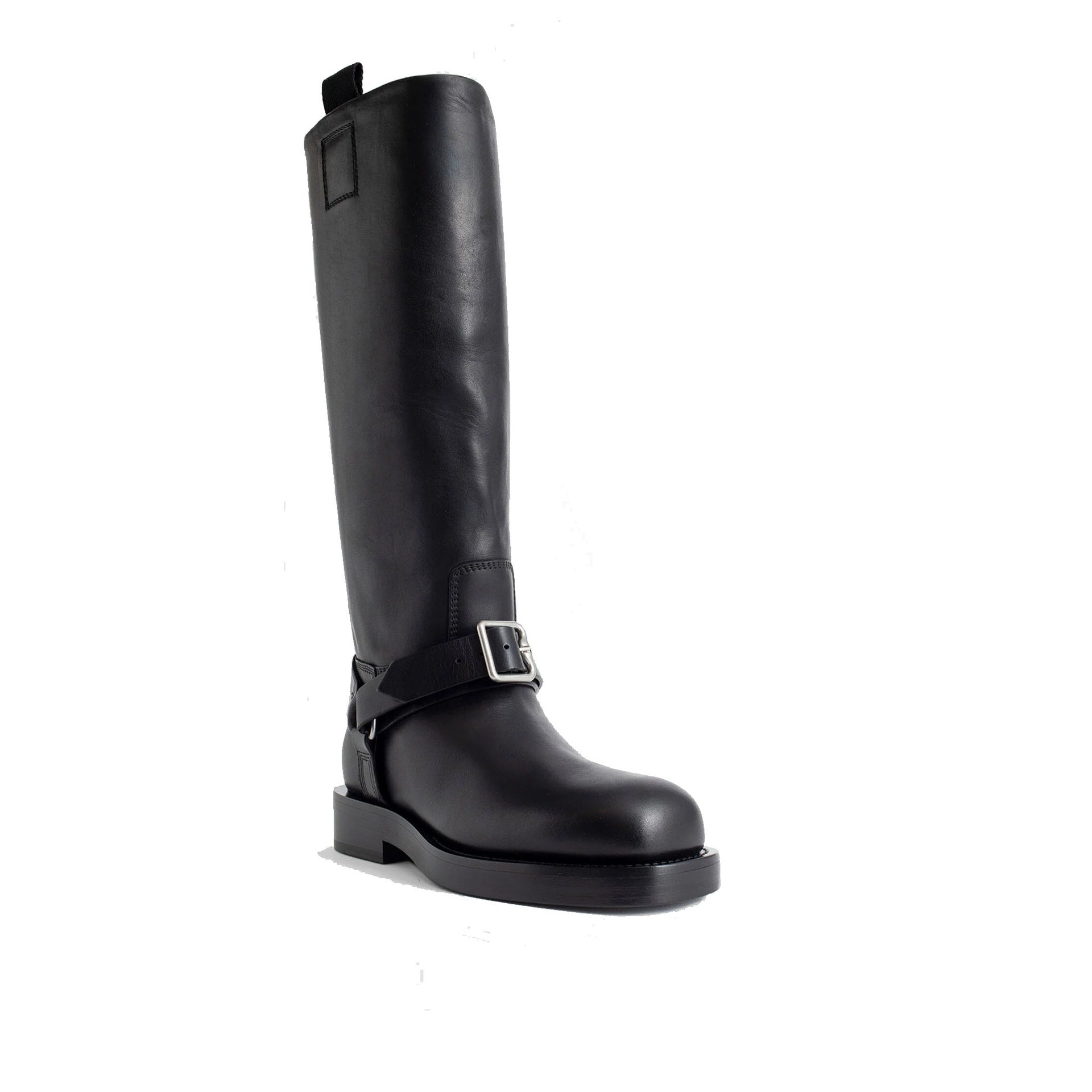 Burberry-Burberry Sadlle High Boots-WOMEN SHOES-Black-Deal-Outlet-by-ARCHIVIST