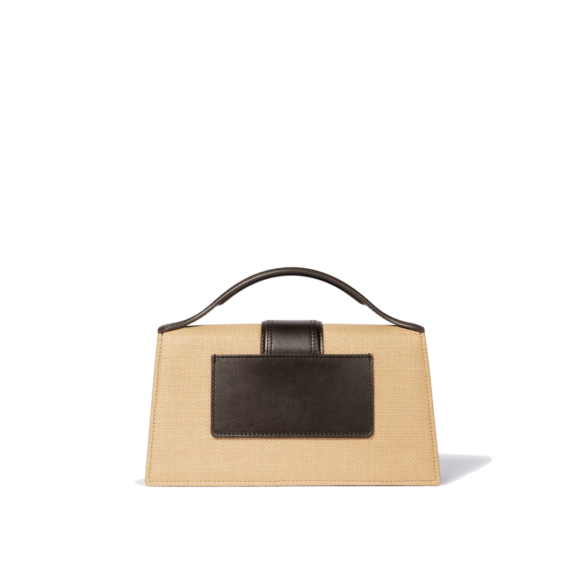 Jacquemus-Jacquemus Le Grand Bambino Raffia Bag-WOMEN BAGS-Black-Deal-Outlet-by-ARCHIVIST