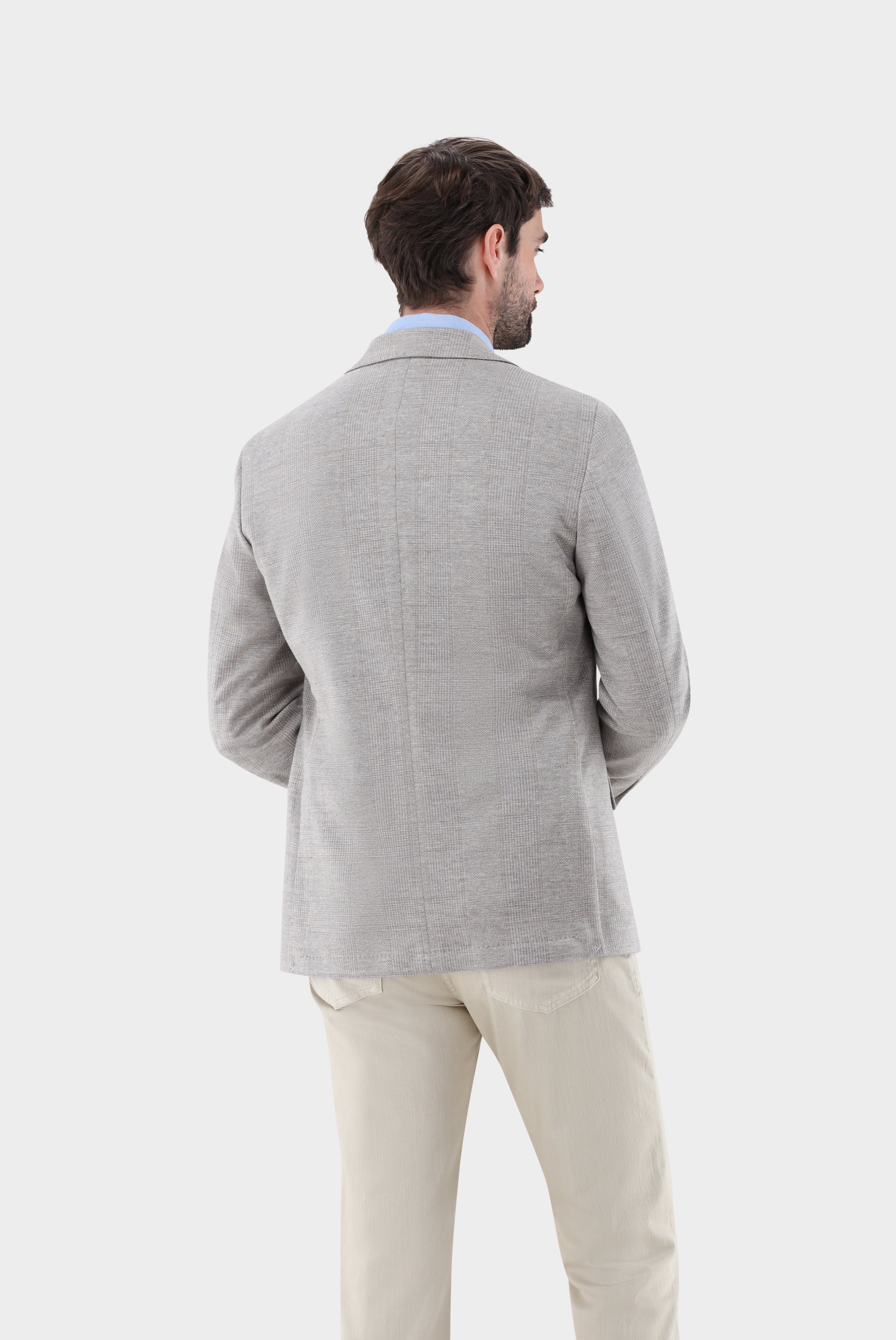 Kariertes Jersey Sakko