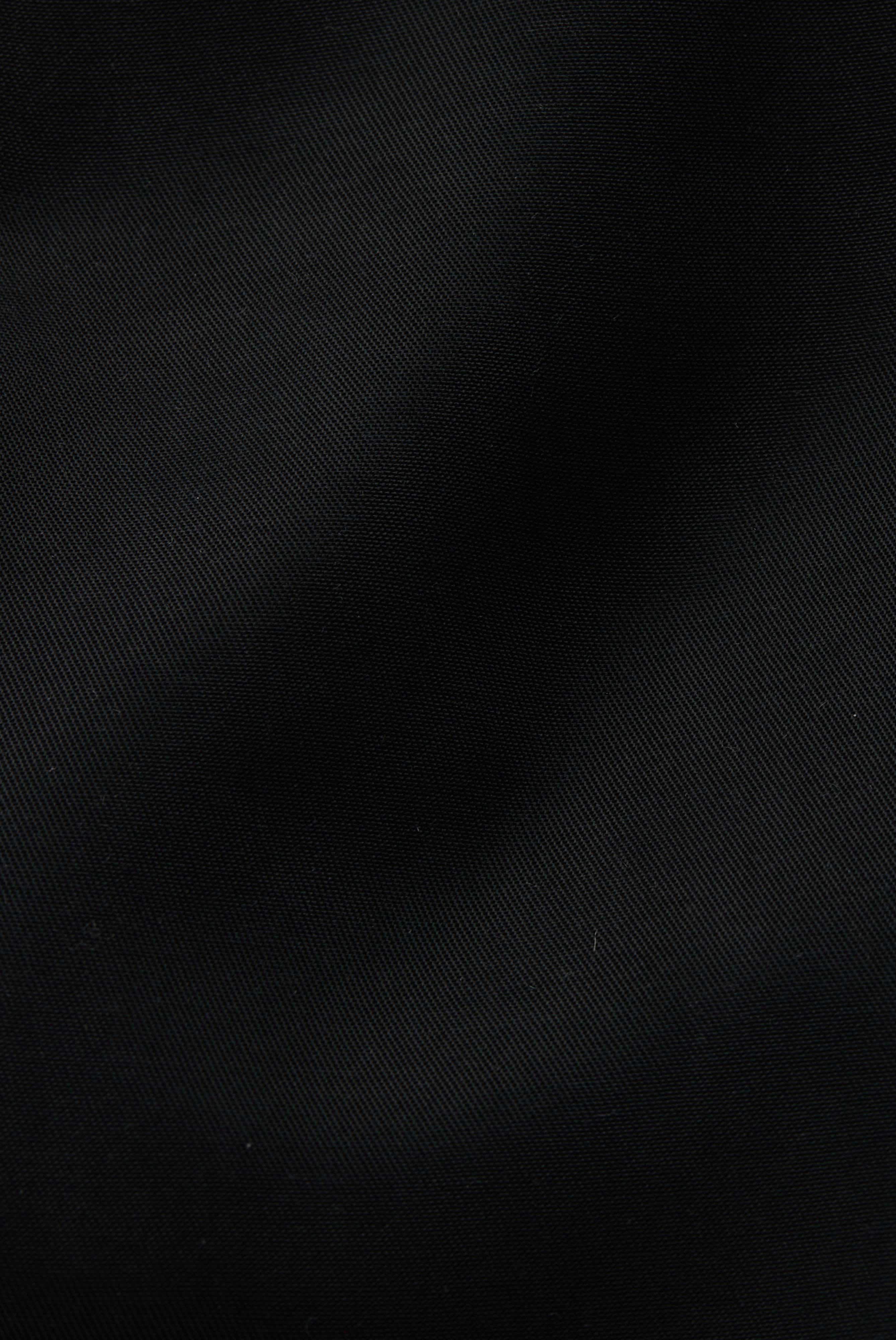 Poplin blouse with patch pockets, black