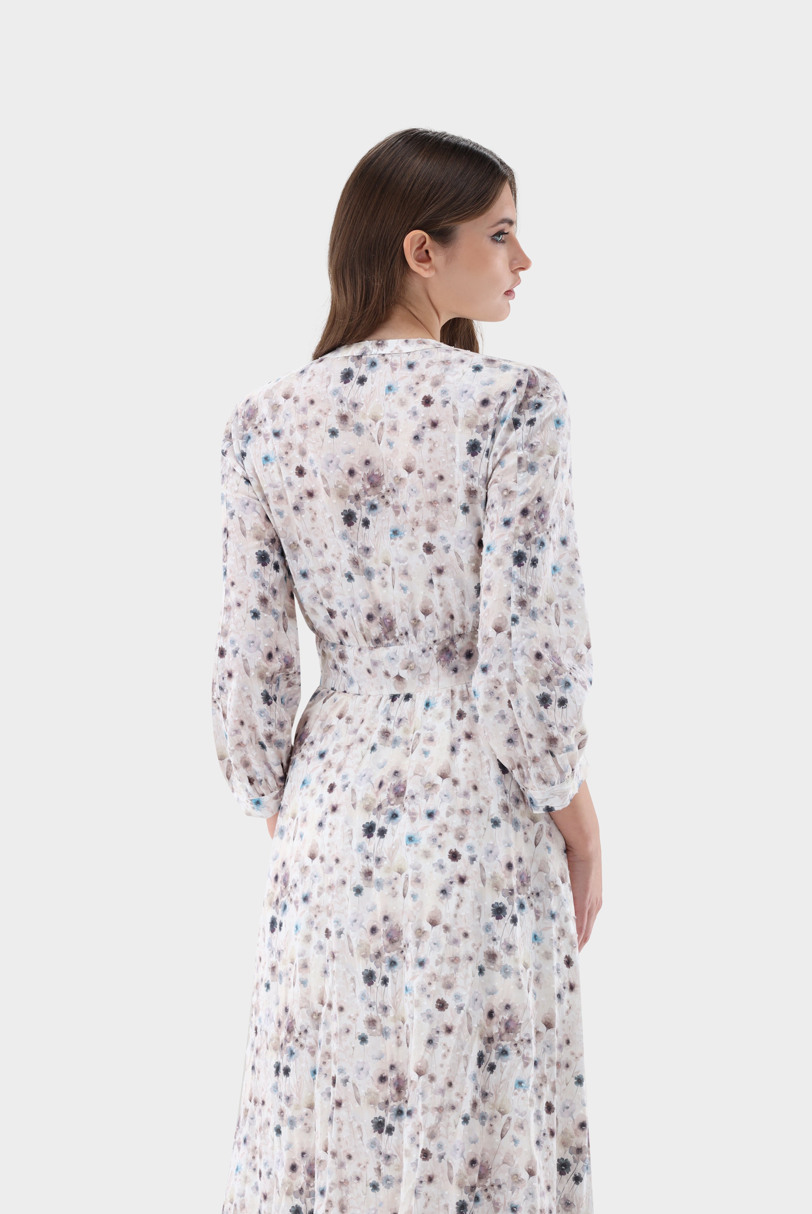 Van Laack-Maxikleid mit Blumenprint-Kleider & Röcke-Black-Deal-Outlet-by-ARCHIVIST