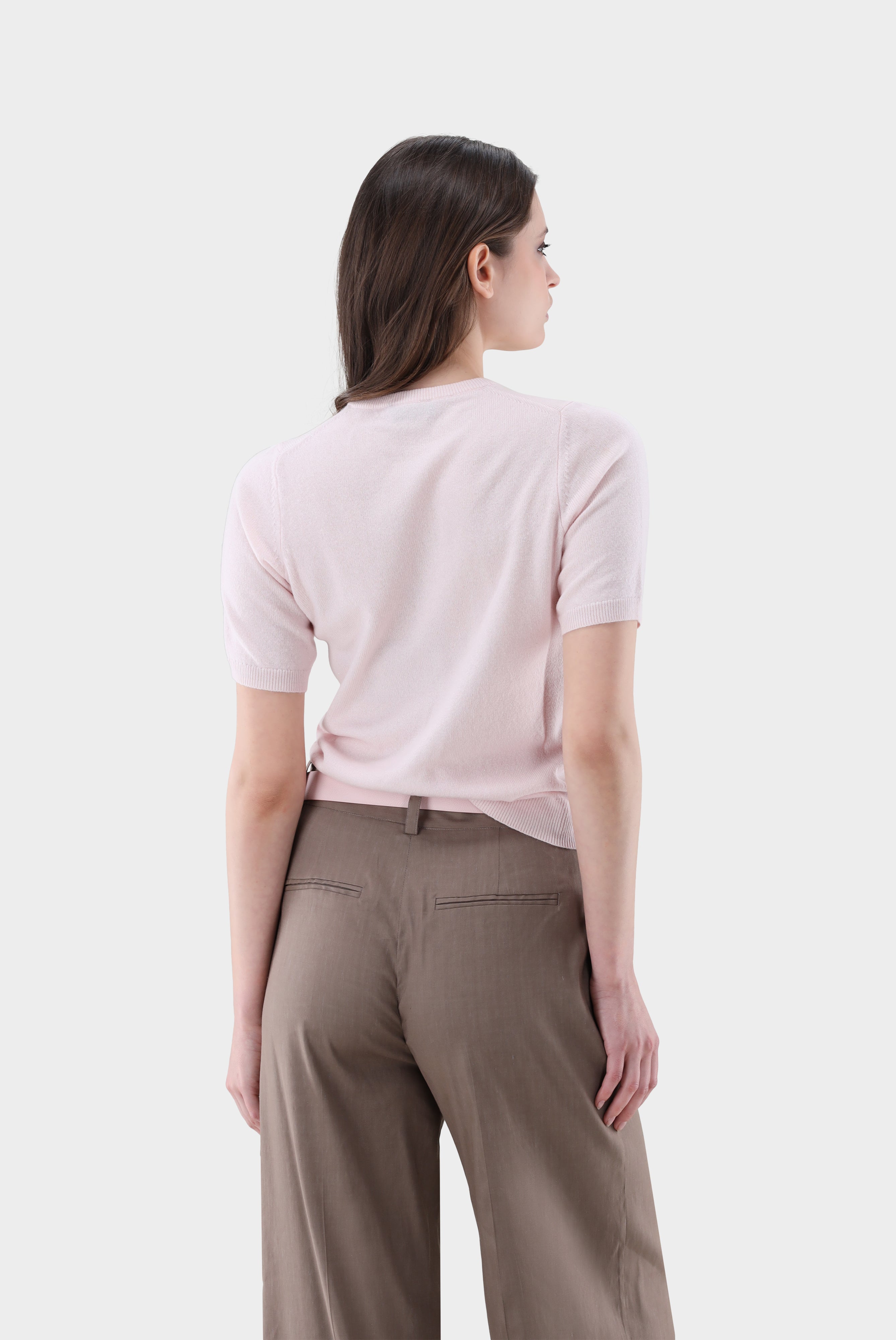 Van Laack-Kaschmir Strick T-Shirt-Shirts-Black-Deal-Outlet-by-ARCHIVIST