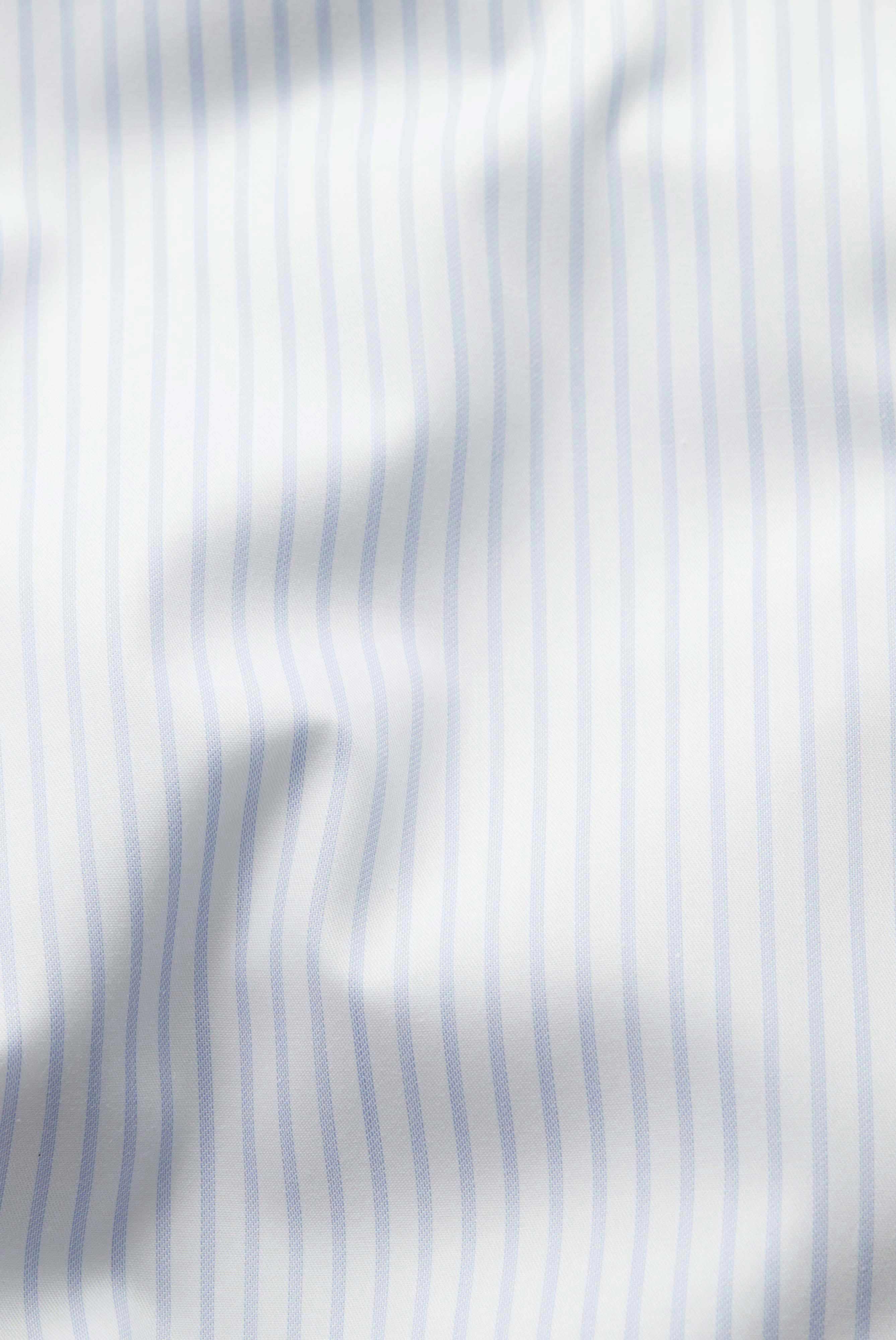 Van Laack-Bügelfreies Twill Business Hemd Tailor Fit Hellblau Gestreift-Hemden & Blusen-Black-Deal-Outlet-by-ARCHIVIST