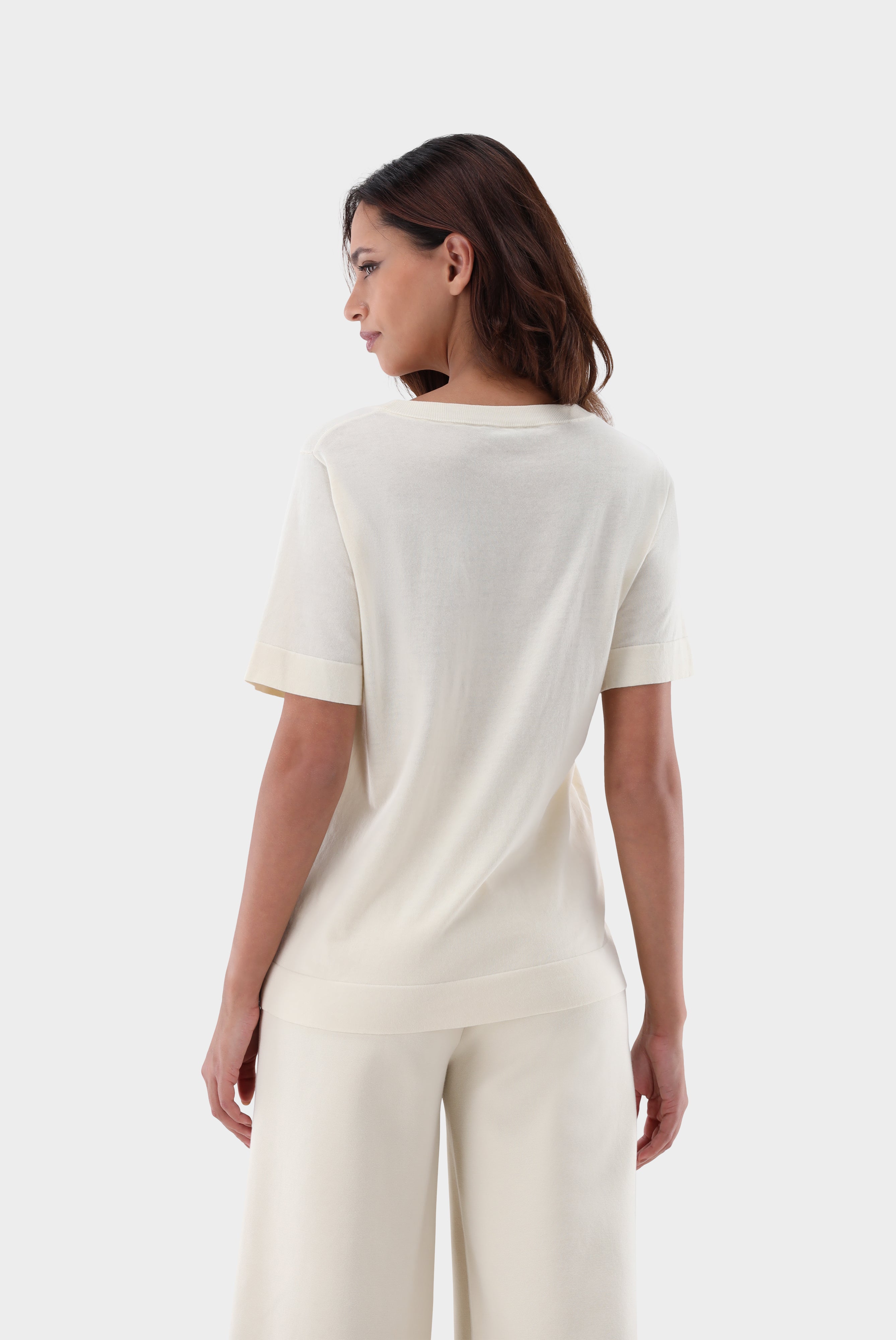 Van Laack-Lockeres Strick T-Shirt aus Air Cotton-Shirts-Black-Deal-Outlet-by-ARCHIVIST