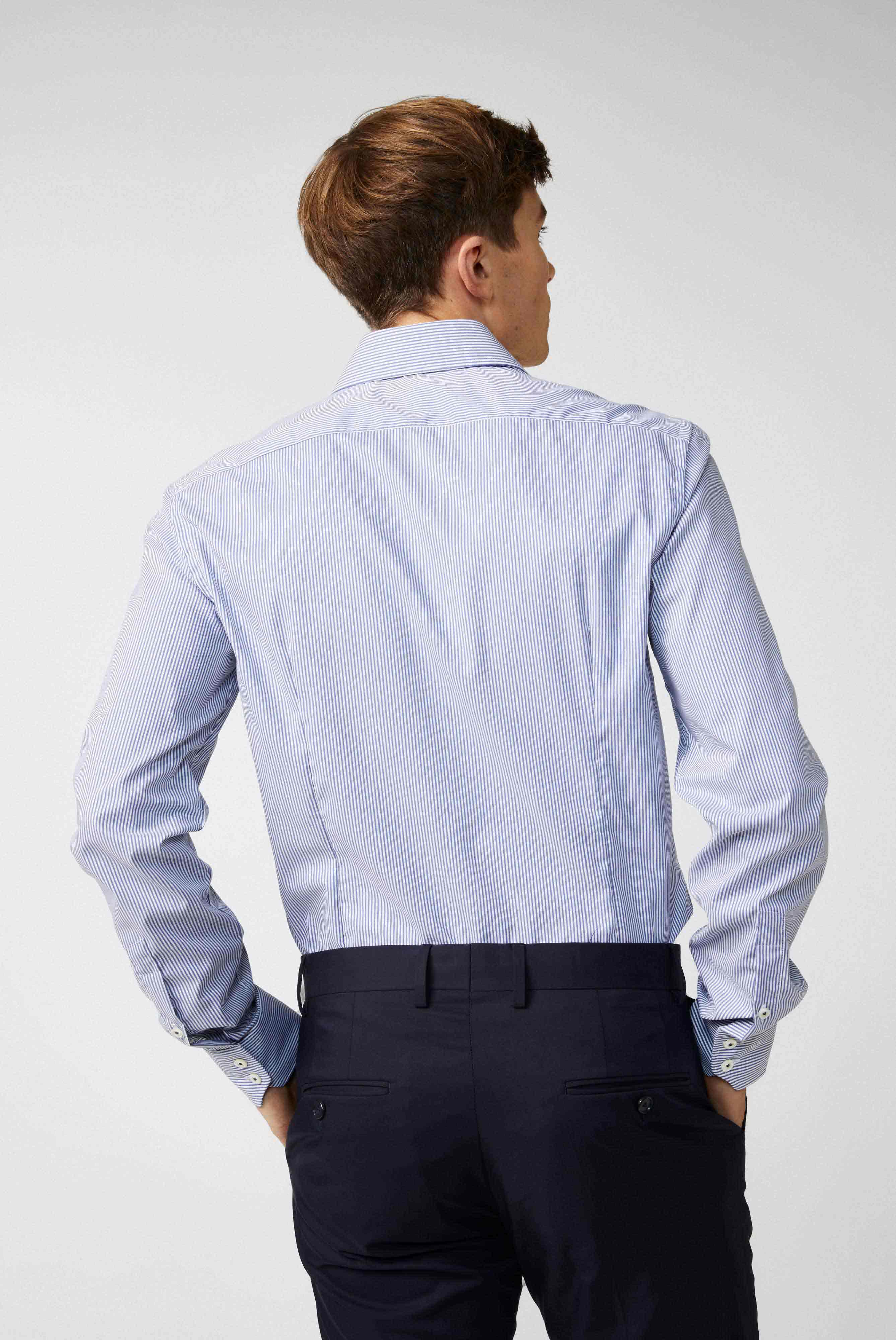 Non-iron twill shirt, slim fit
