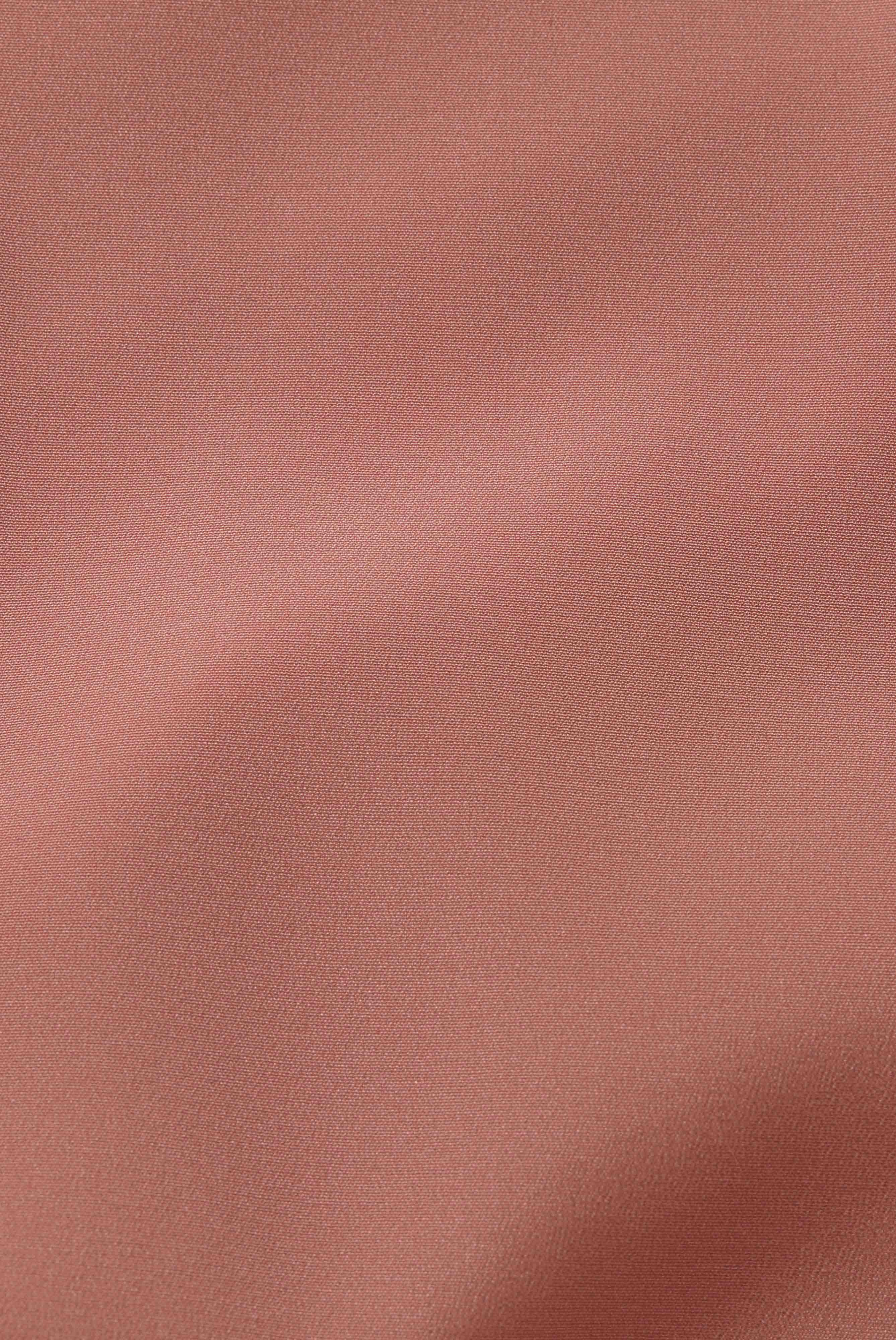 Bluse aus Seide mit Rüschenmanschette Rosa