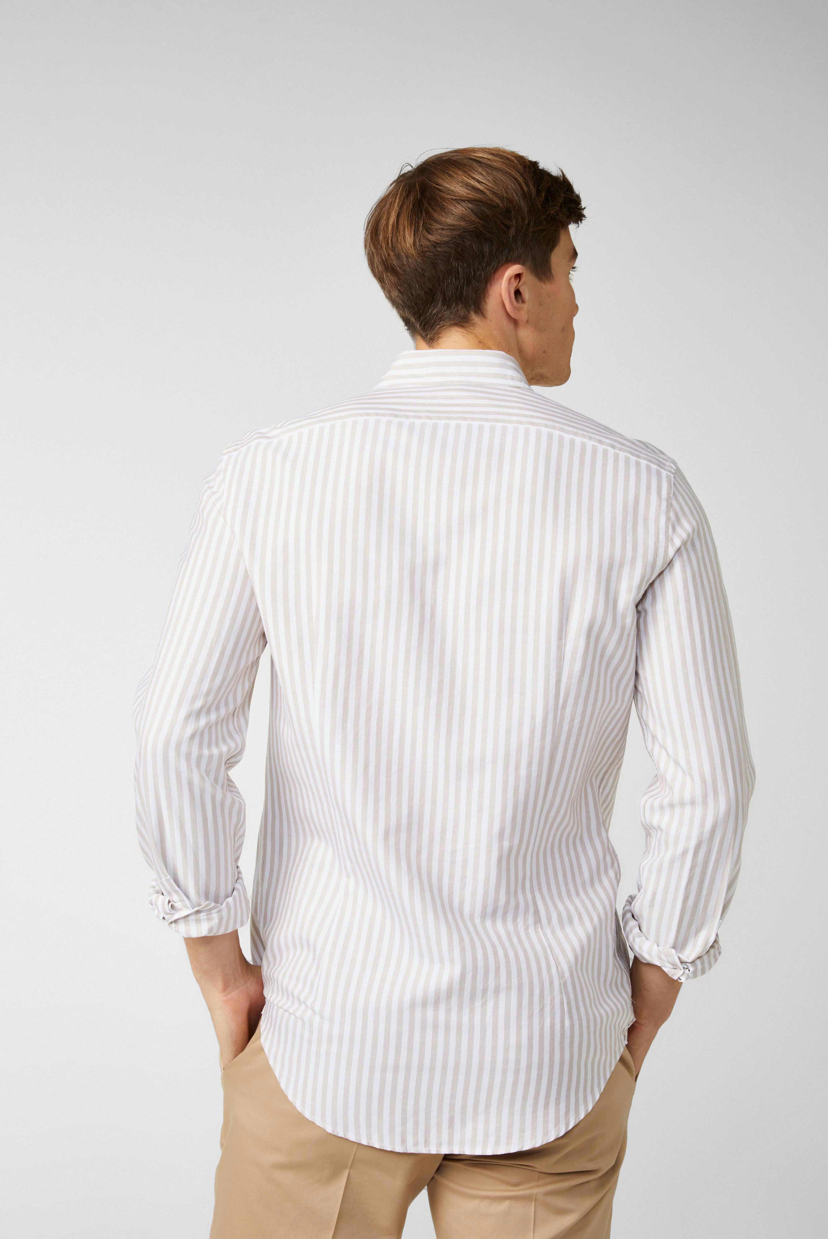 Striped button-down Oxford shirt