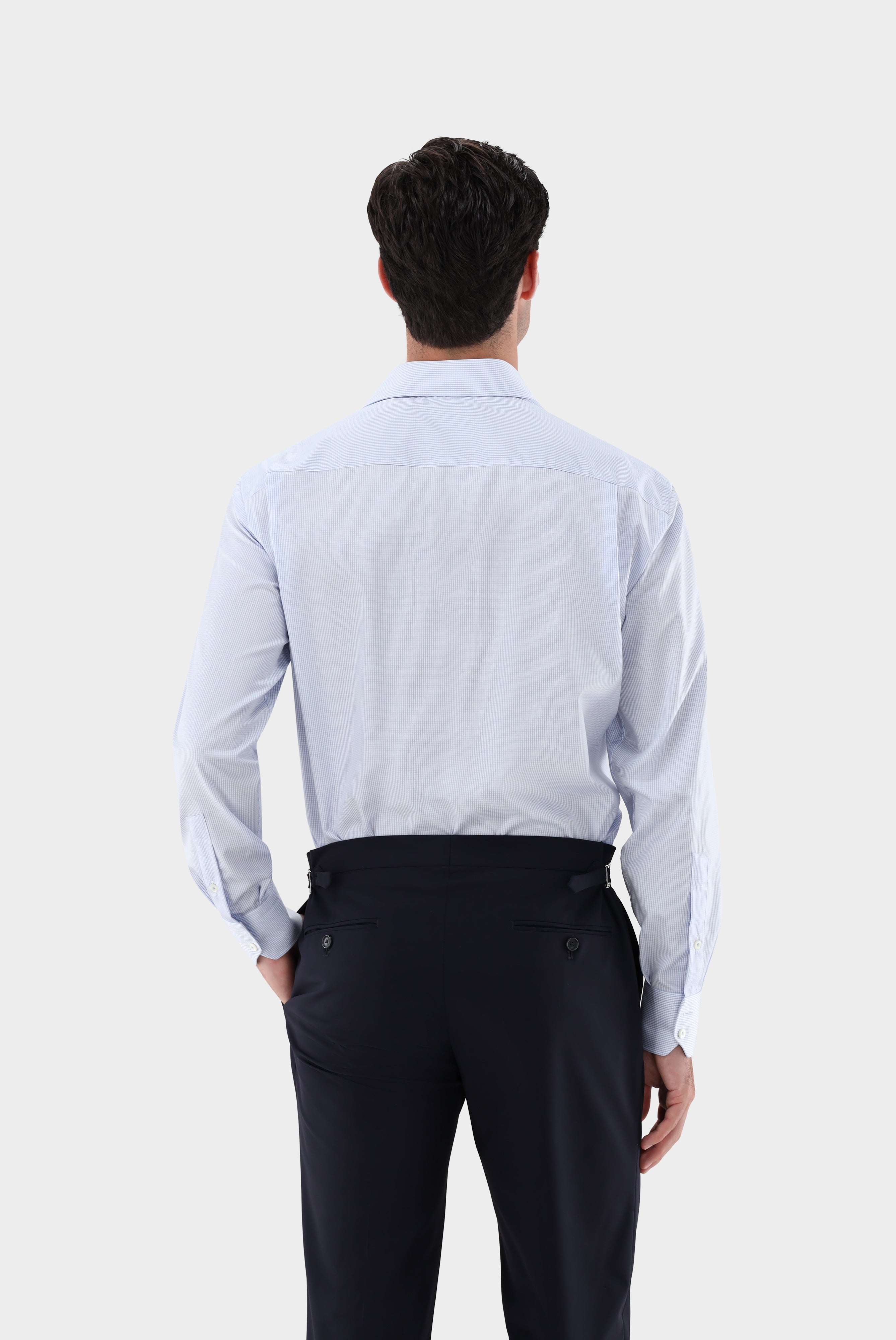 Non-iron checked shirt, comfort fit