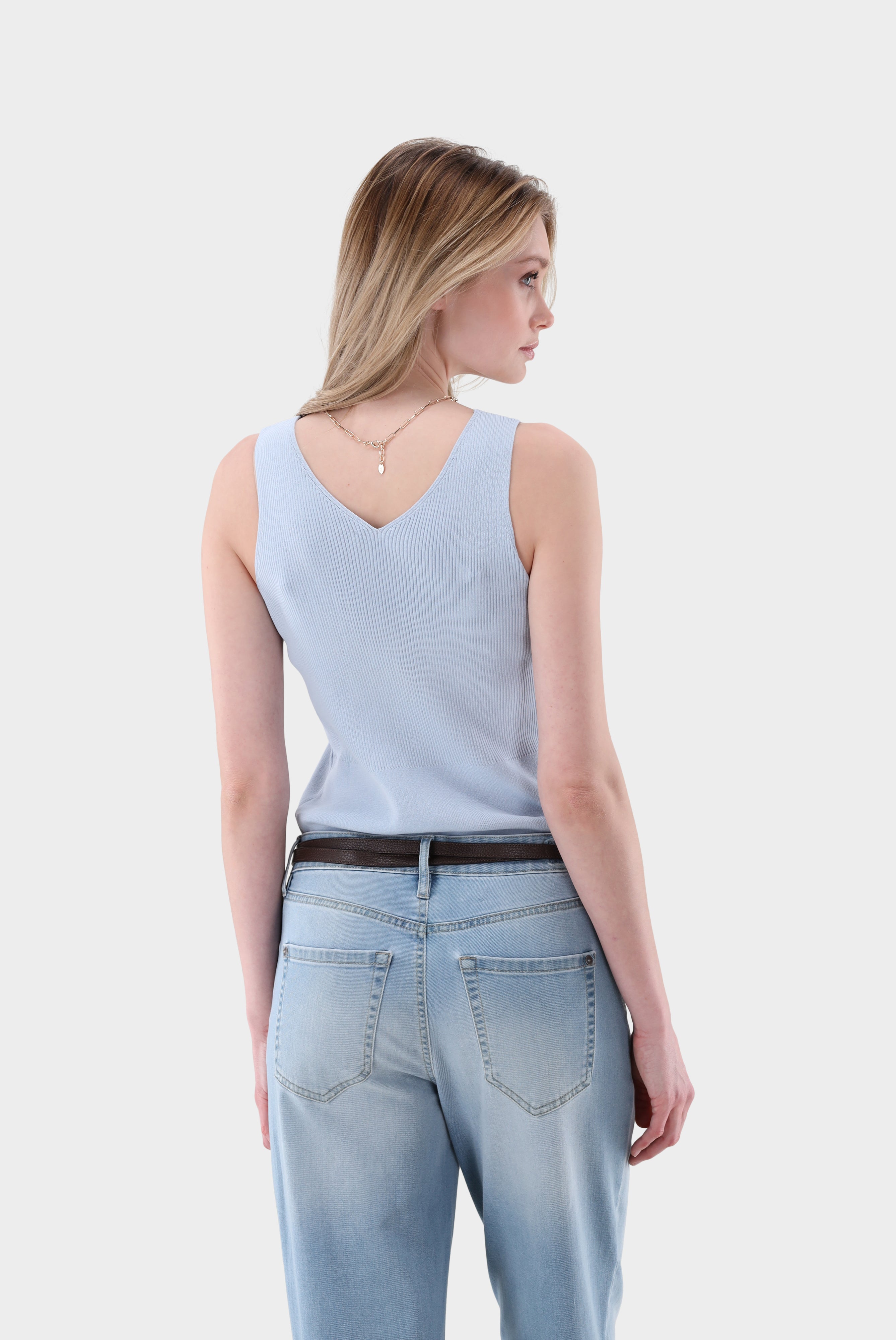 Van Laack-Tanktop aus Rippstrick-Strick & Pullover-Black-Deal-Outlet-by-ARCHIVIST