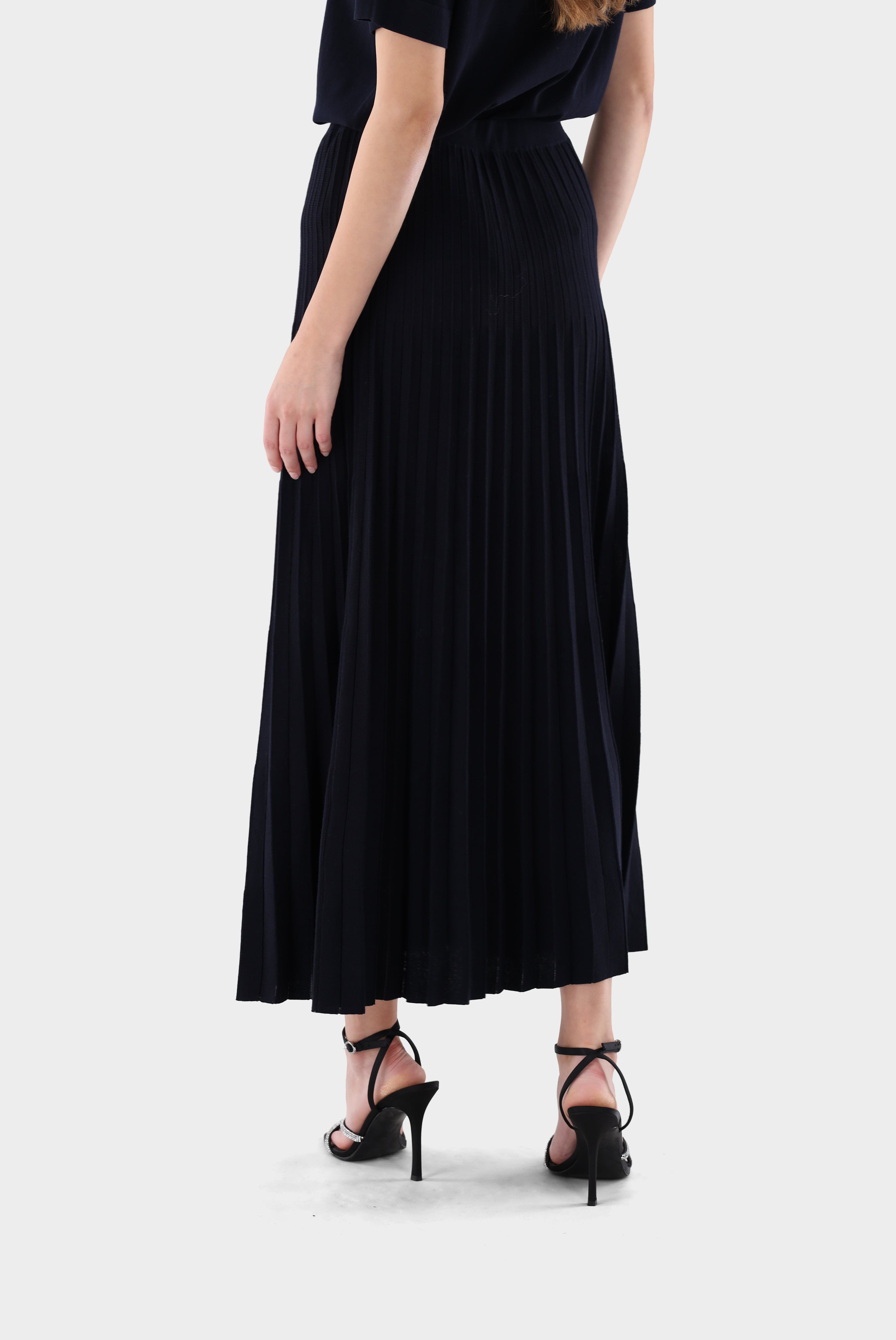 Van Laack-Plissé-Rock-Kleider & Röcke-Black-Deal-Outlet-by-ARCHIVIST