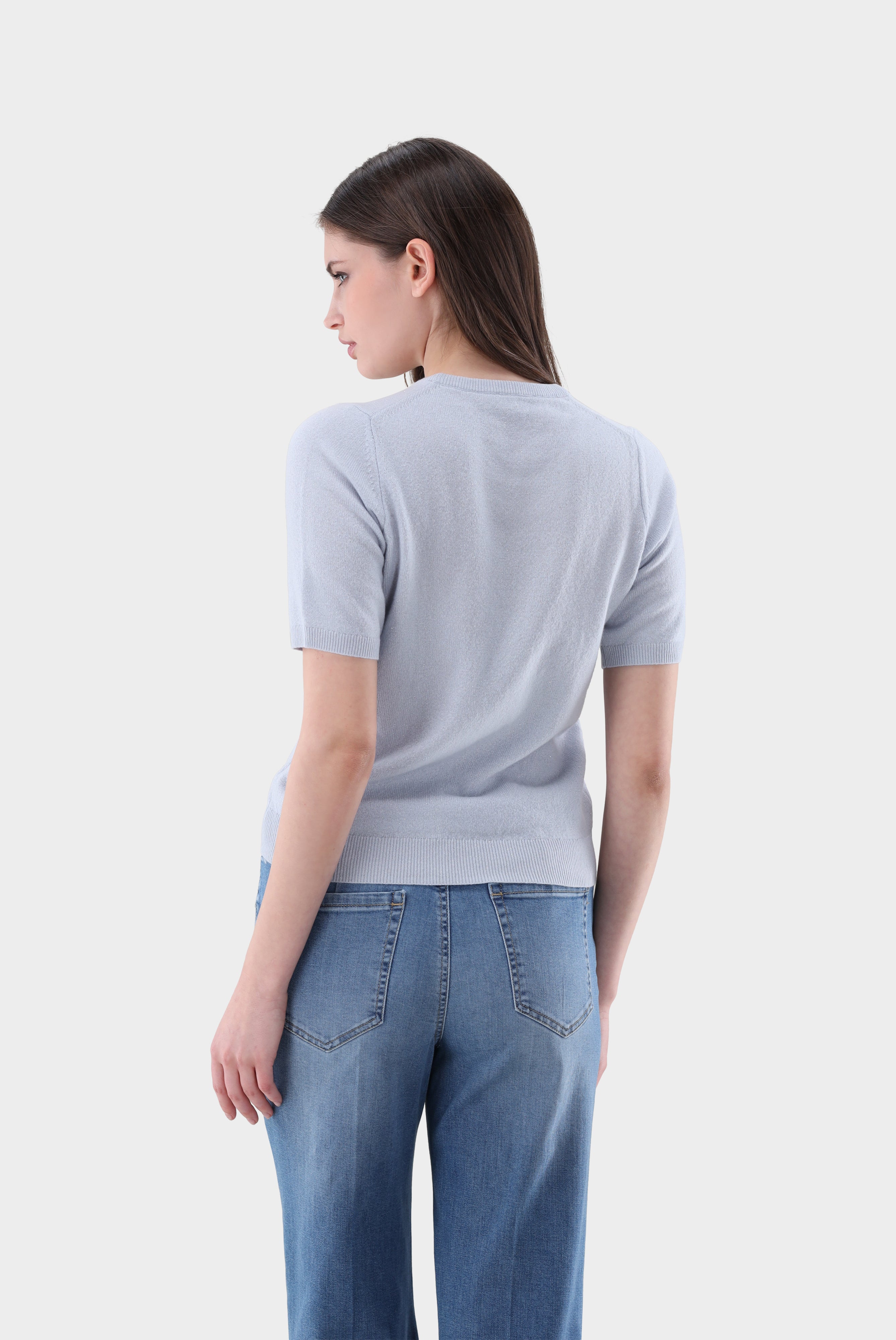 Van Laack-Kaschmir Strick T-Shirt-Shirts-Black-Deal-Outlet-by-ARCHIVIST