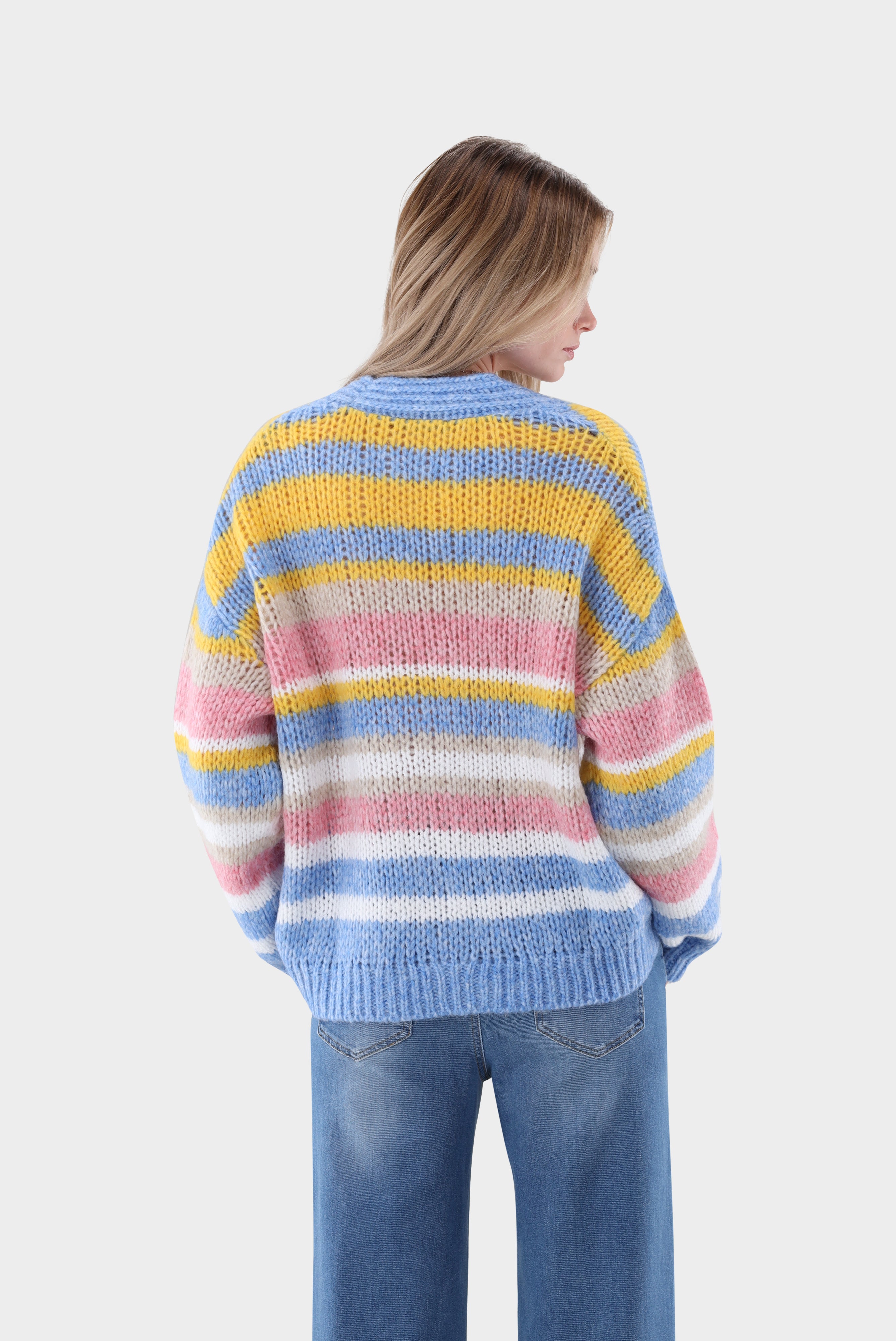 Van Laack-Bunte Strickjacke Relaxed Fit-Jacken & Mäntel-Black-Deal-Outlet-by-ARCHIVIST